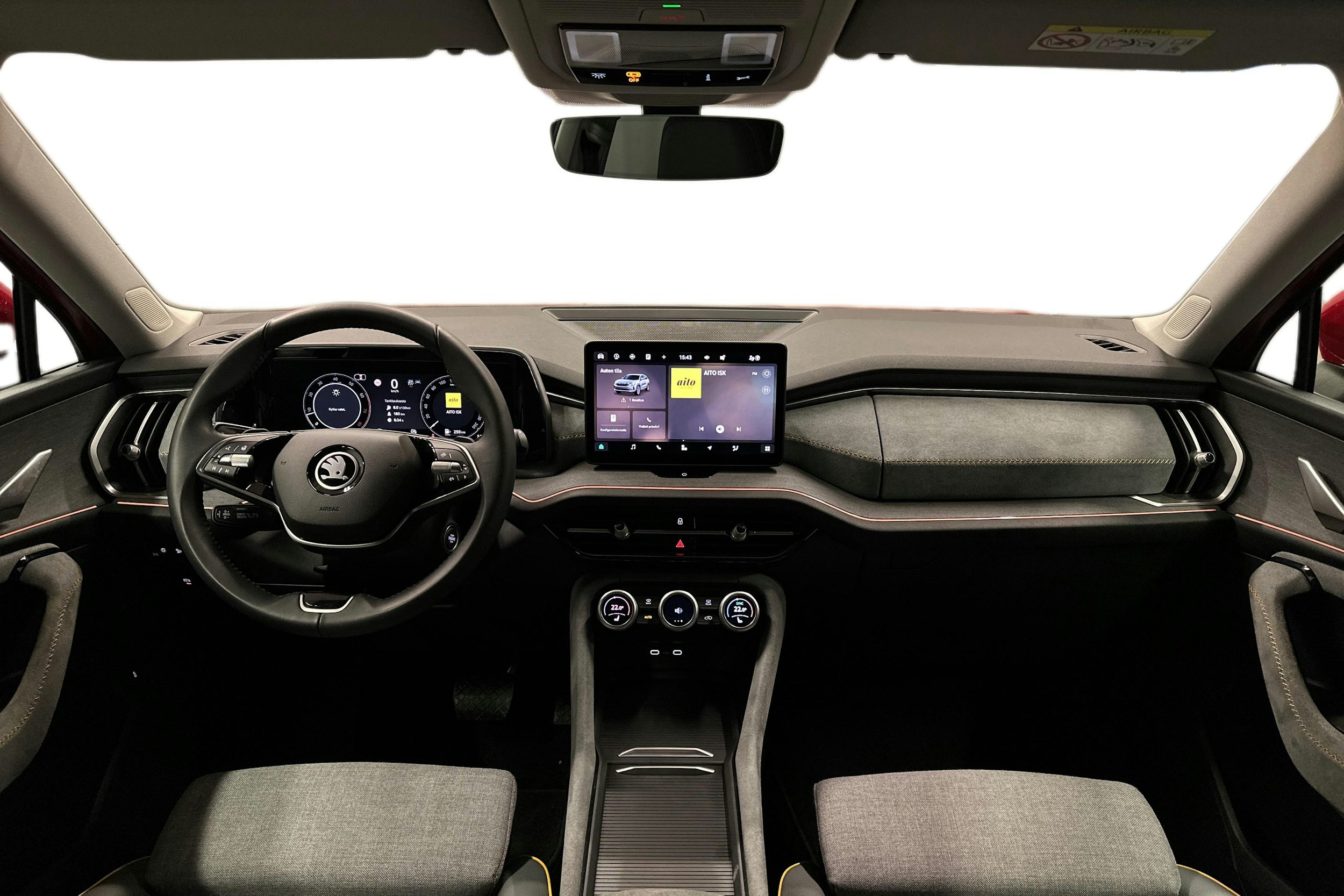 punainen Skoda Kodiaq 2024 kuva 9.