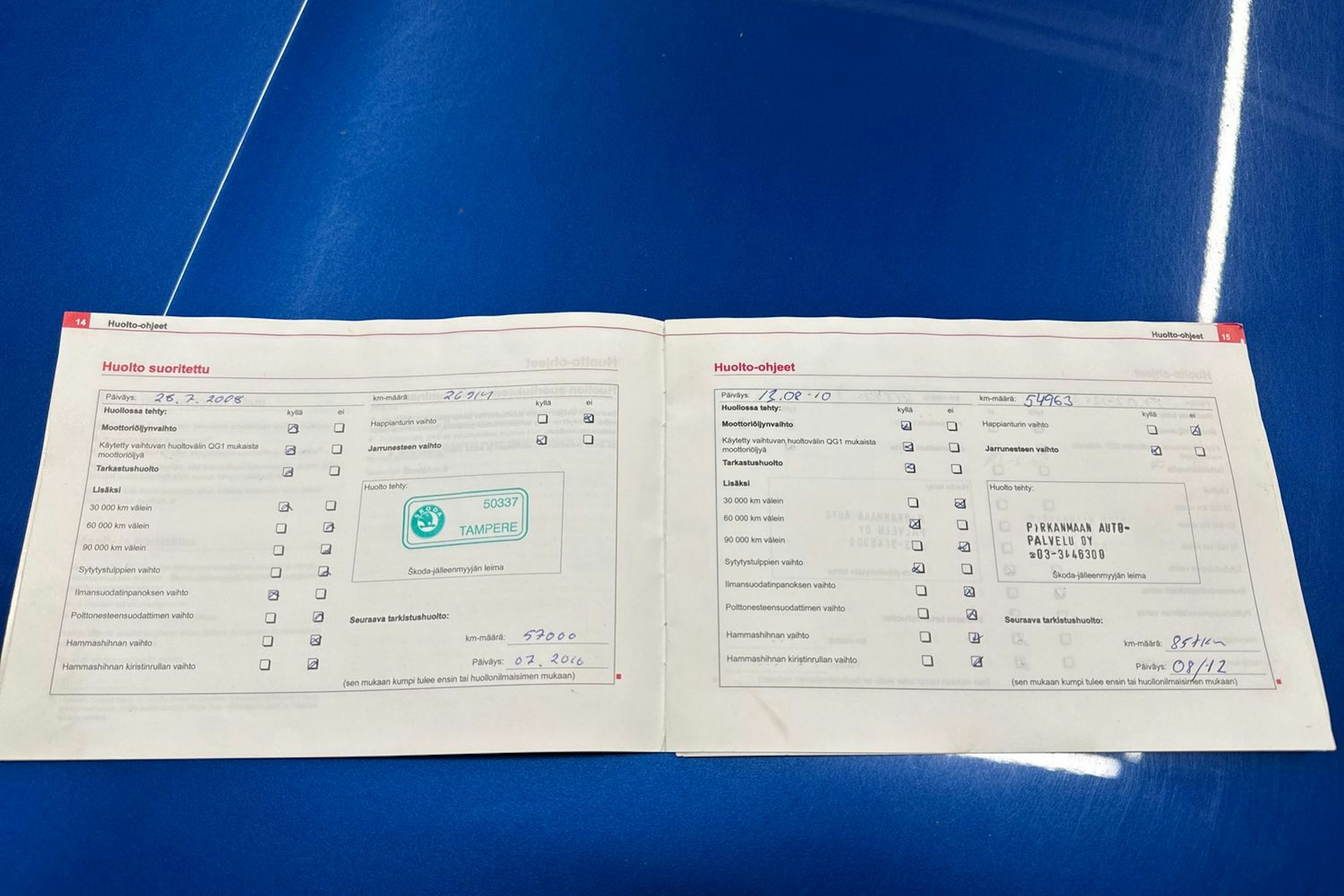 sininen Skoda Octavia 2006 kuva 38.