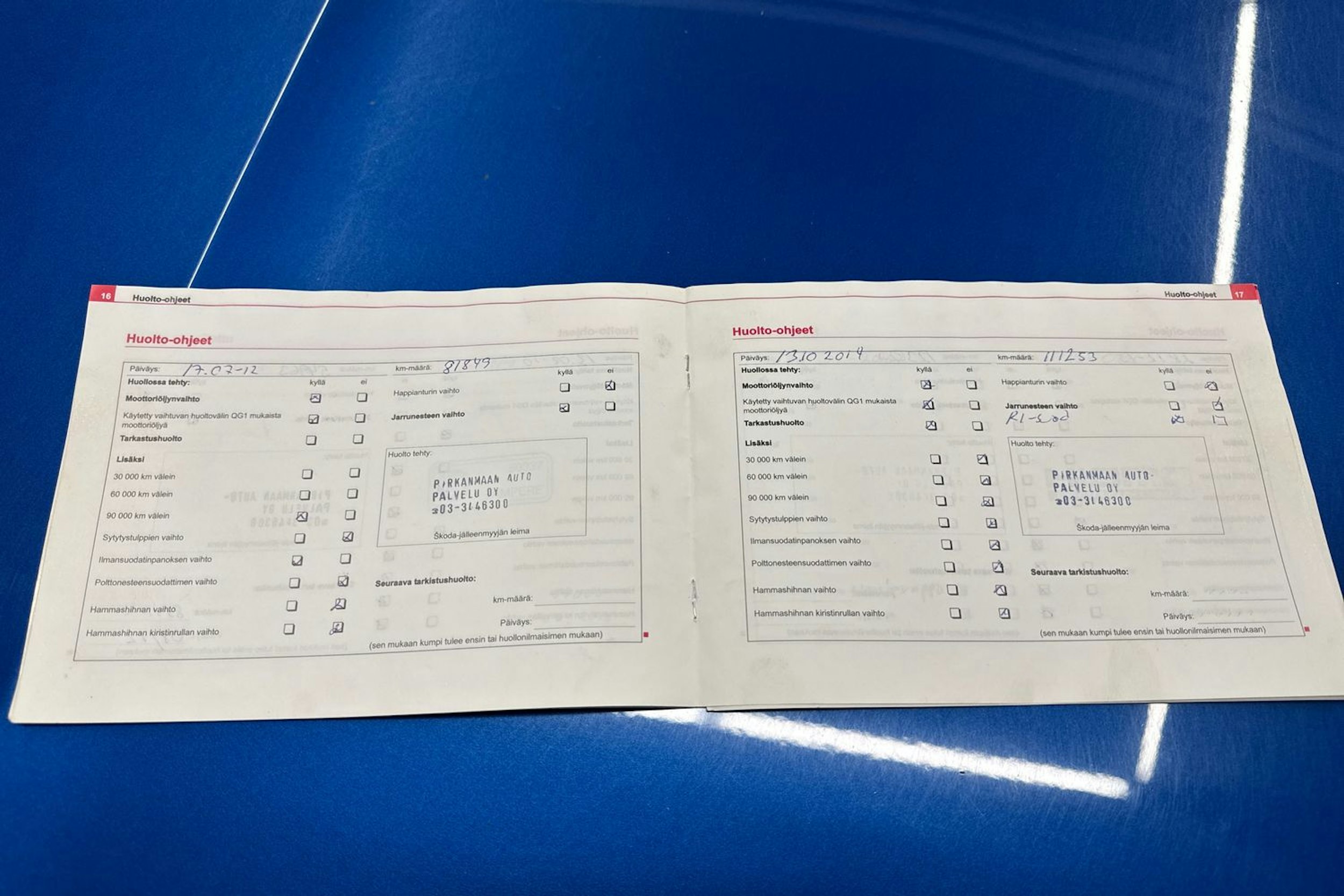 sininen Skoda Octavia 2006 kuva 39.