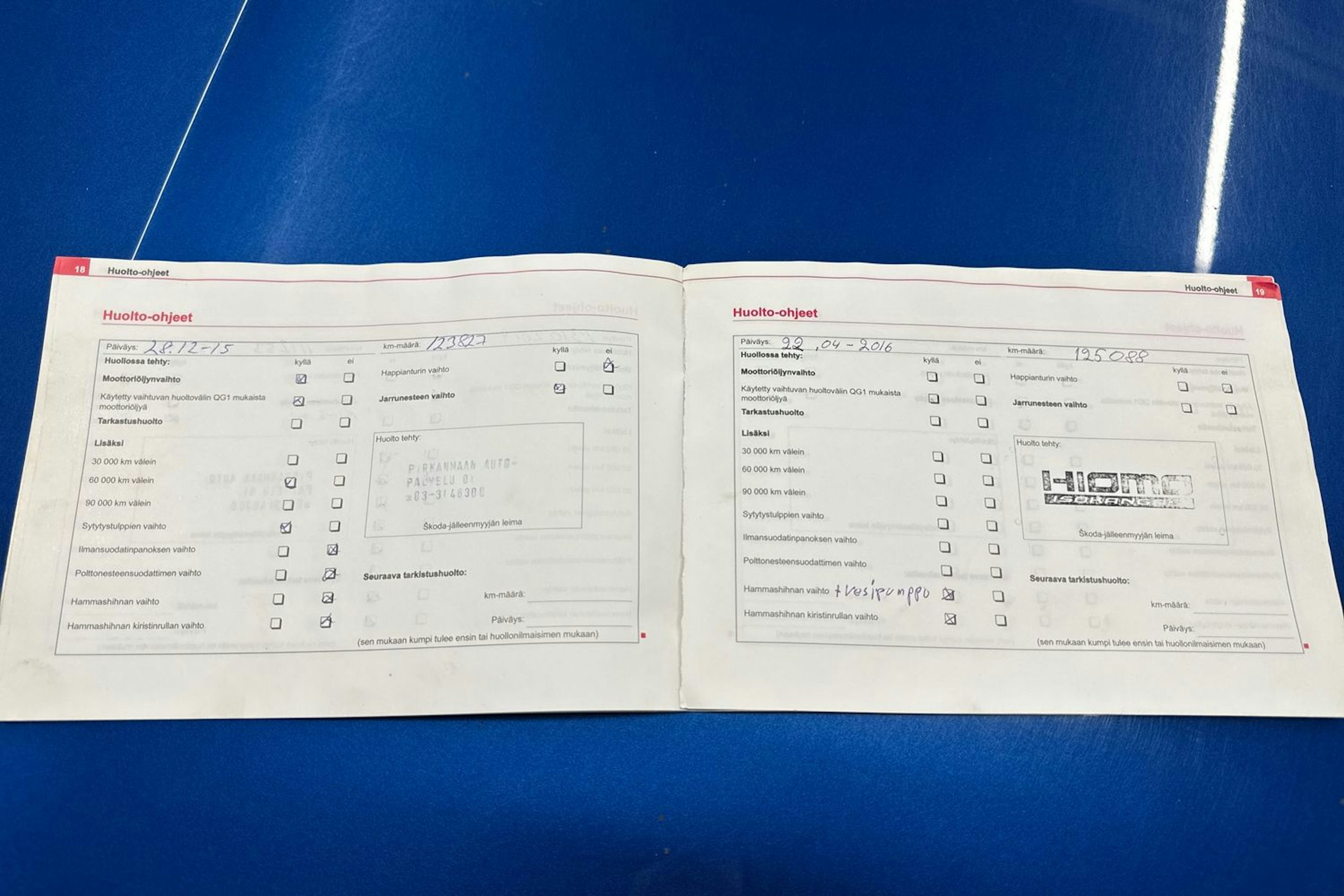 sininen Skoda Octavia 2006 kuva 40.