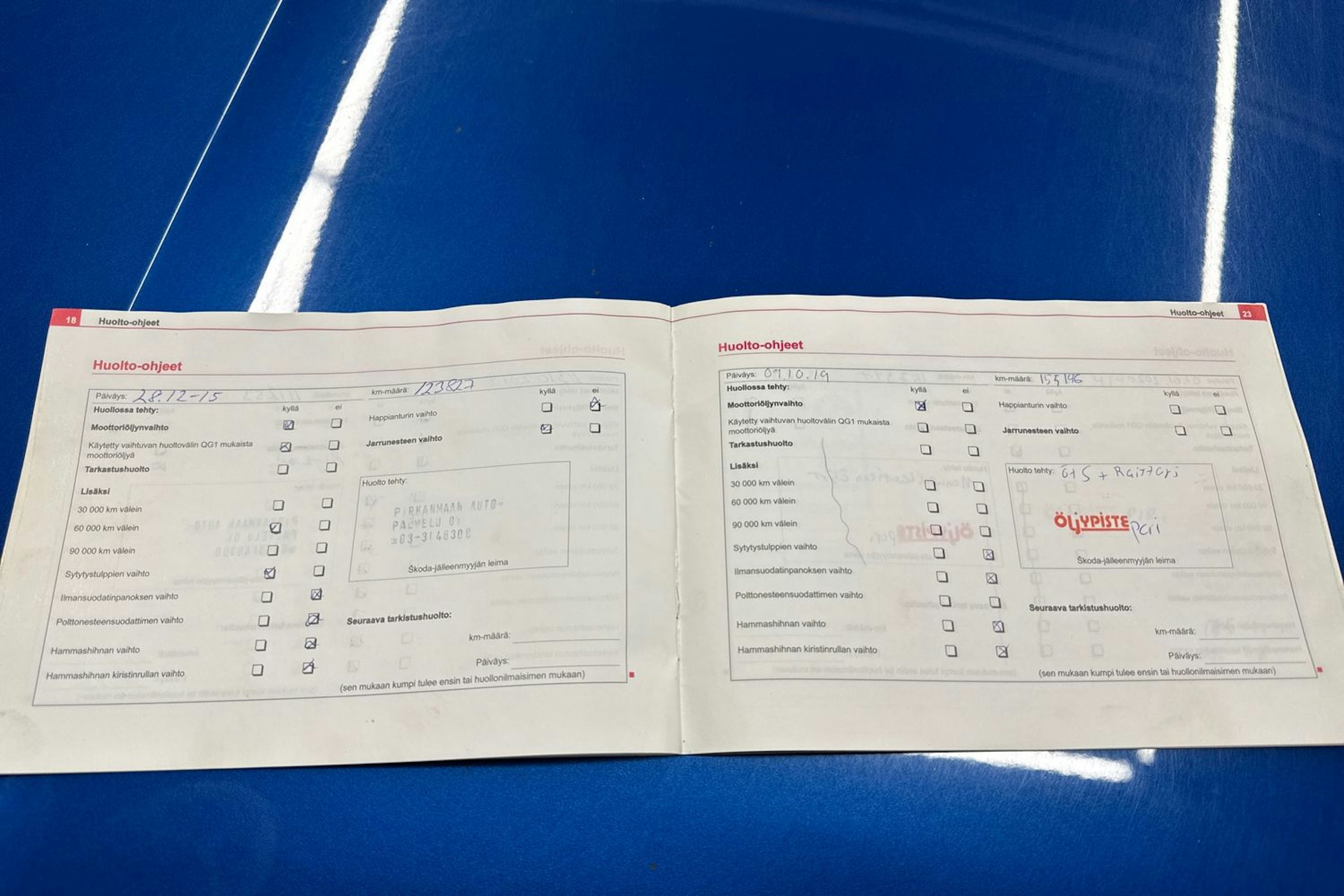 sininen Skoda Octavia 2006 kuva 41.