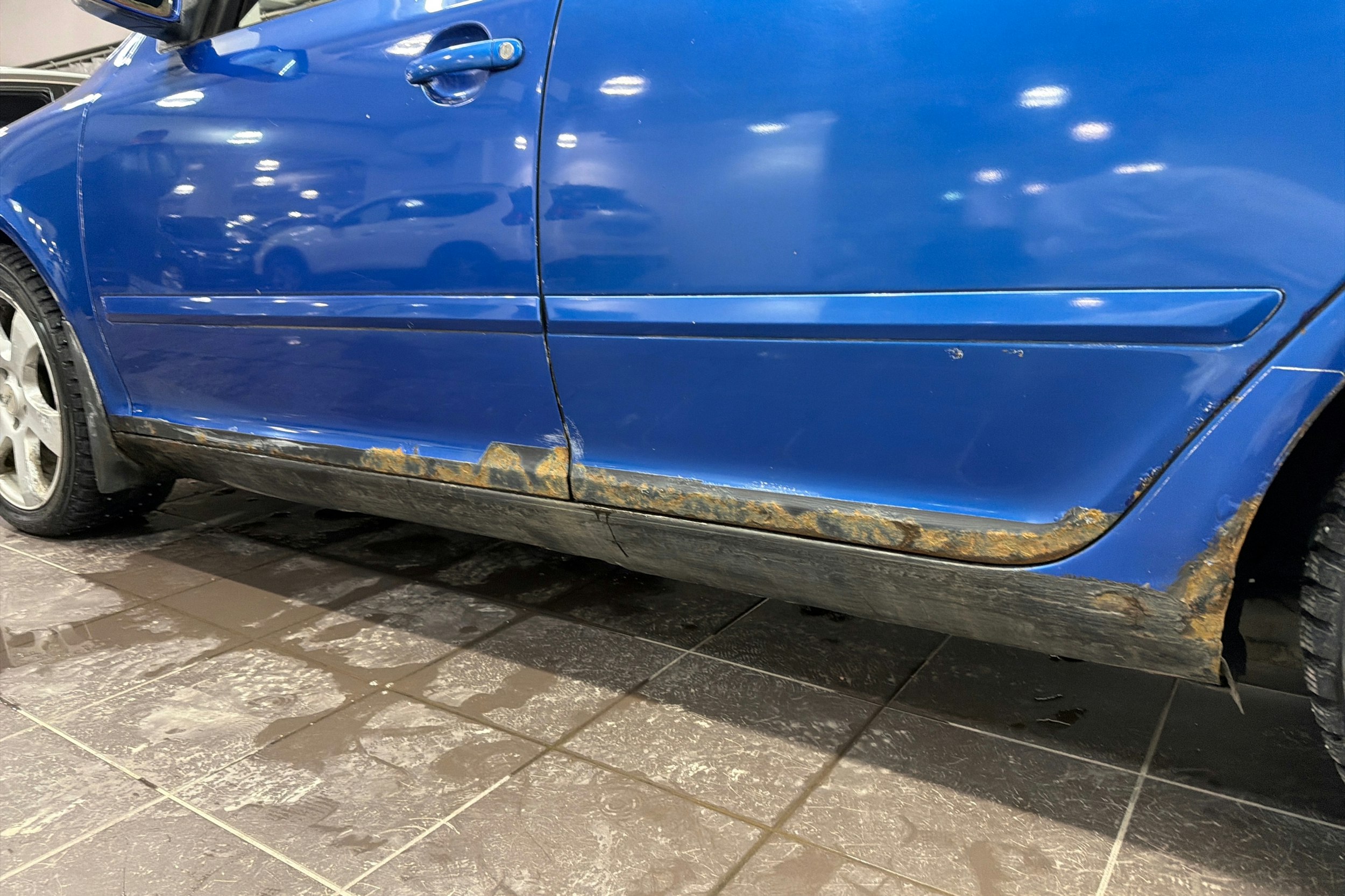 Sininen Skoda Octavia 2008 kuva 15.