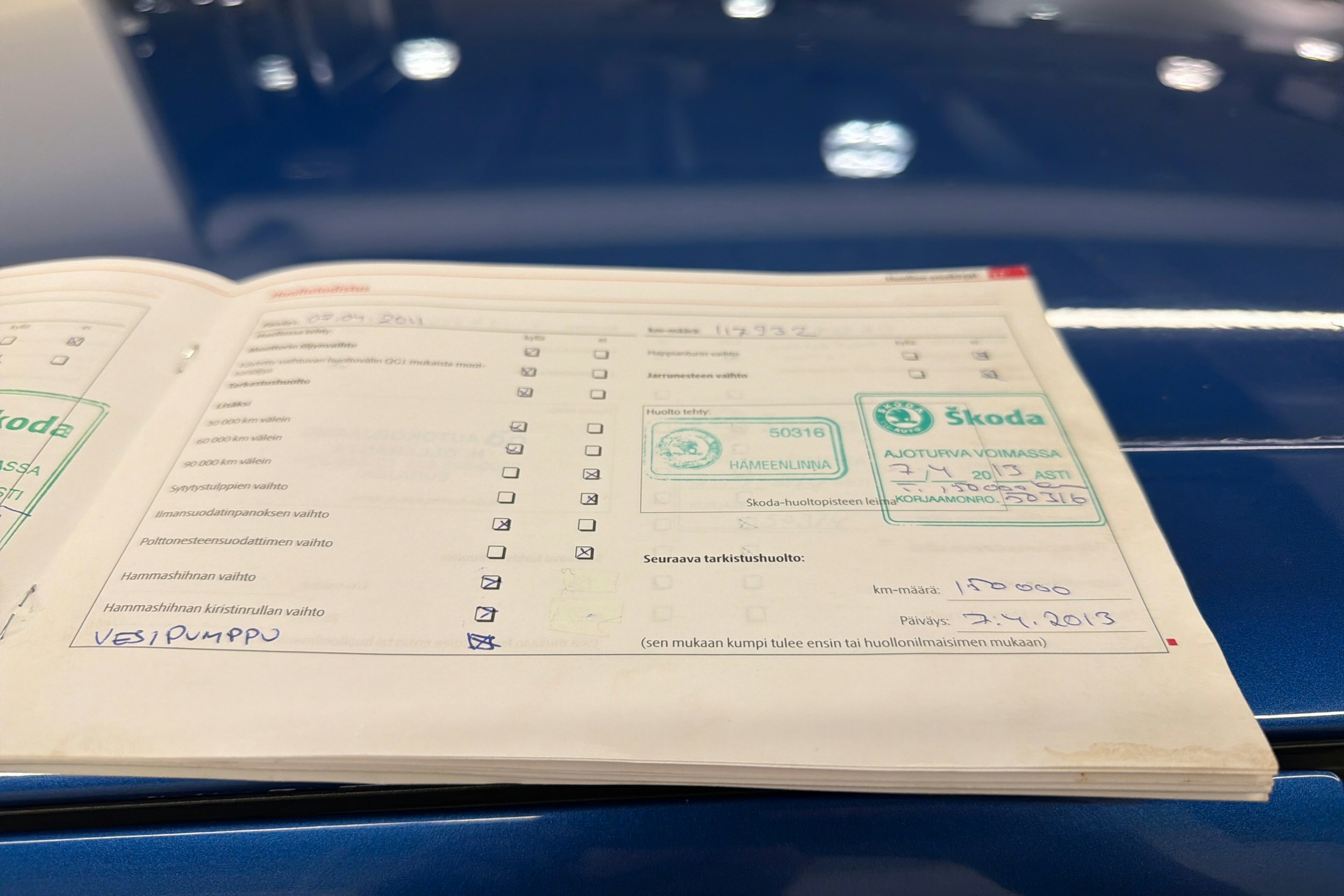 Sininen Skoda Octavia 2008 kuva 27.