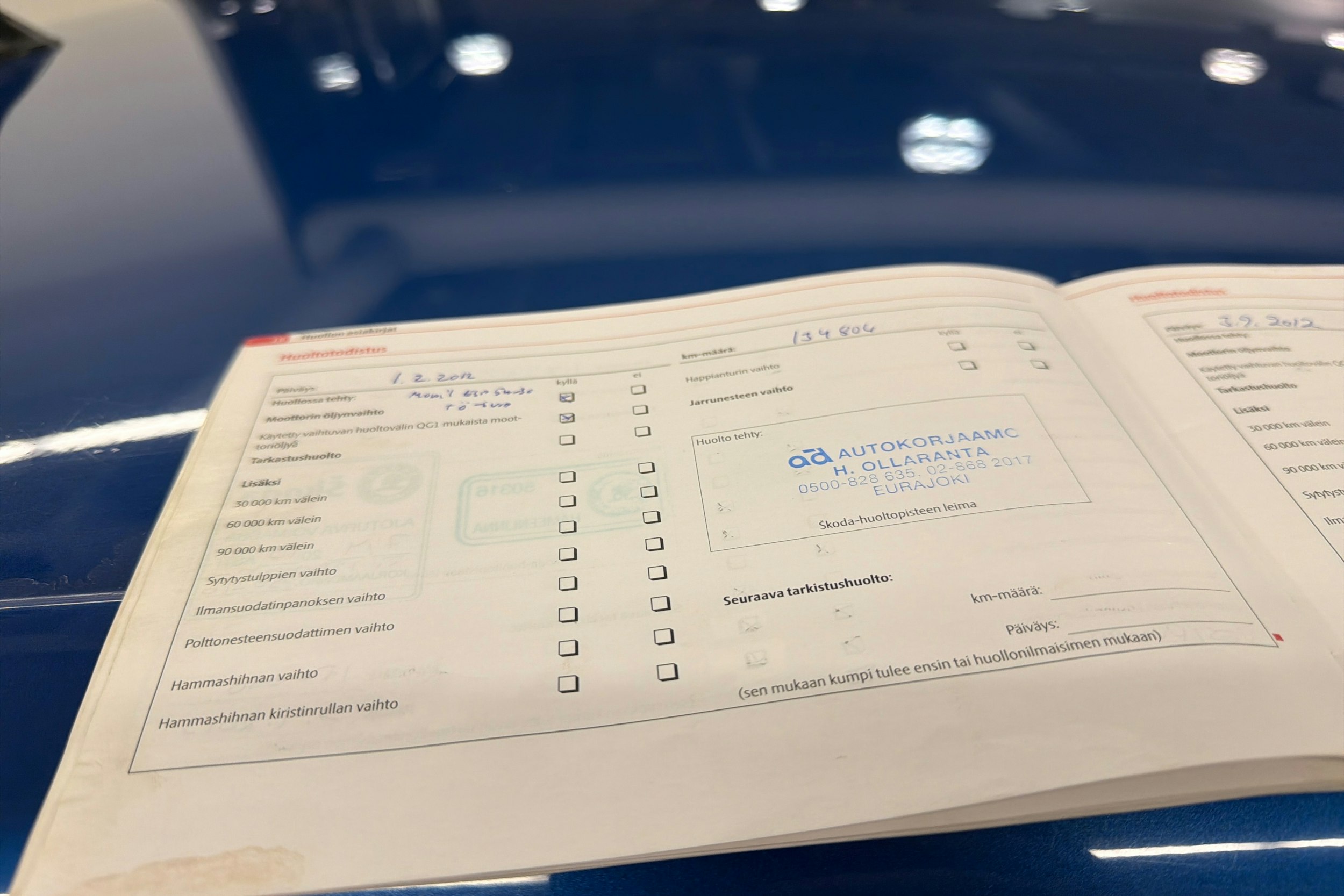 Sininen Skoda Octavia 2008 kuva 28.