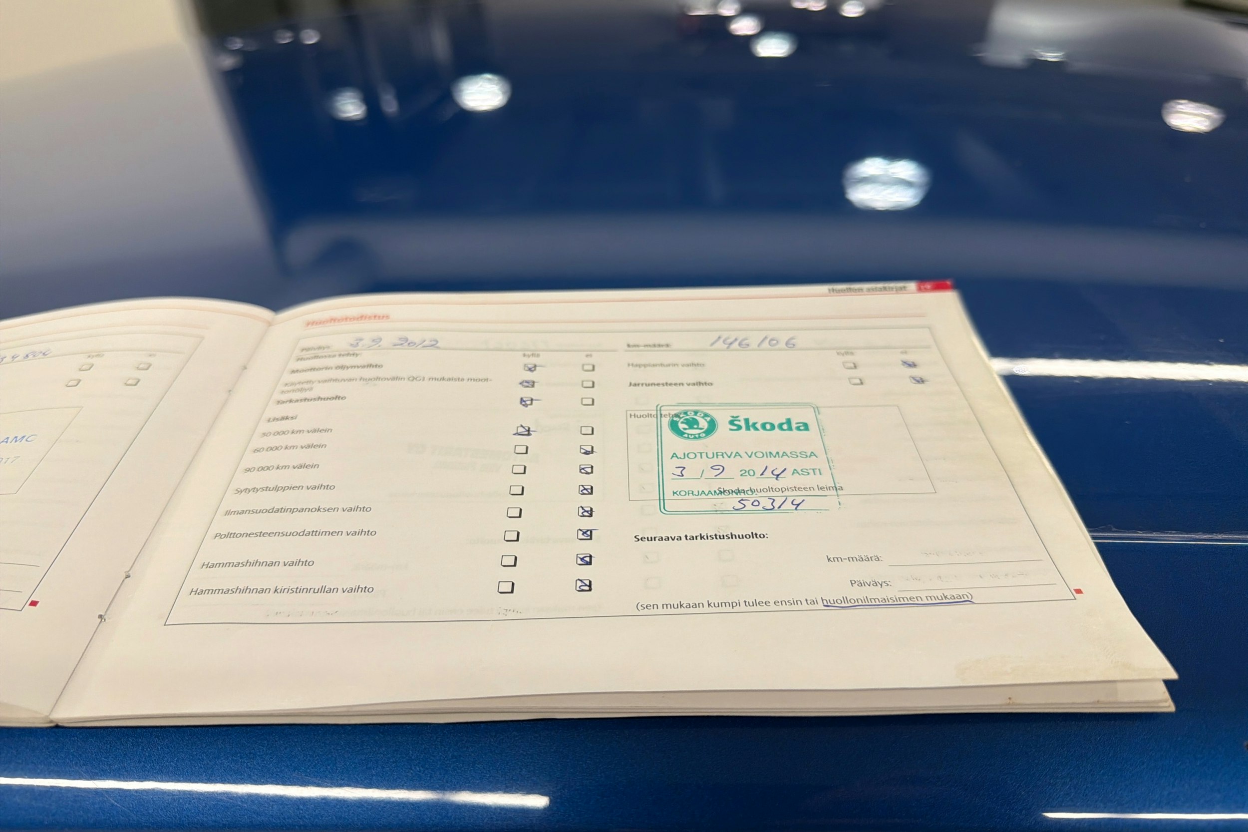 Sininen Skoda Octavia 2008 kuva 29.