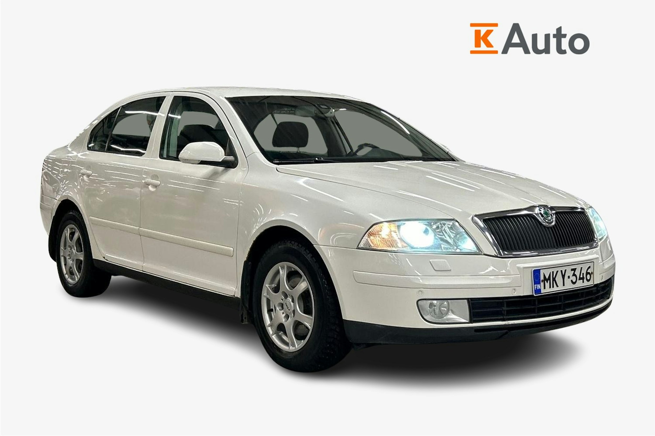 valkoinen Skoda Octavia 2008 kuva 1.