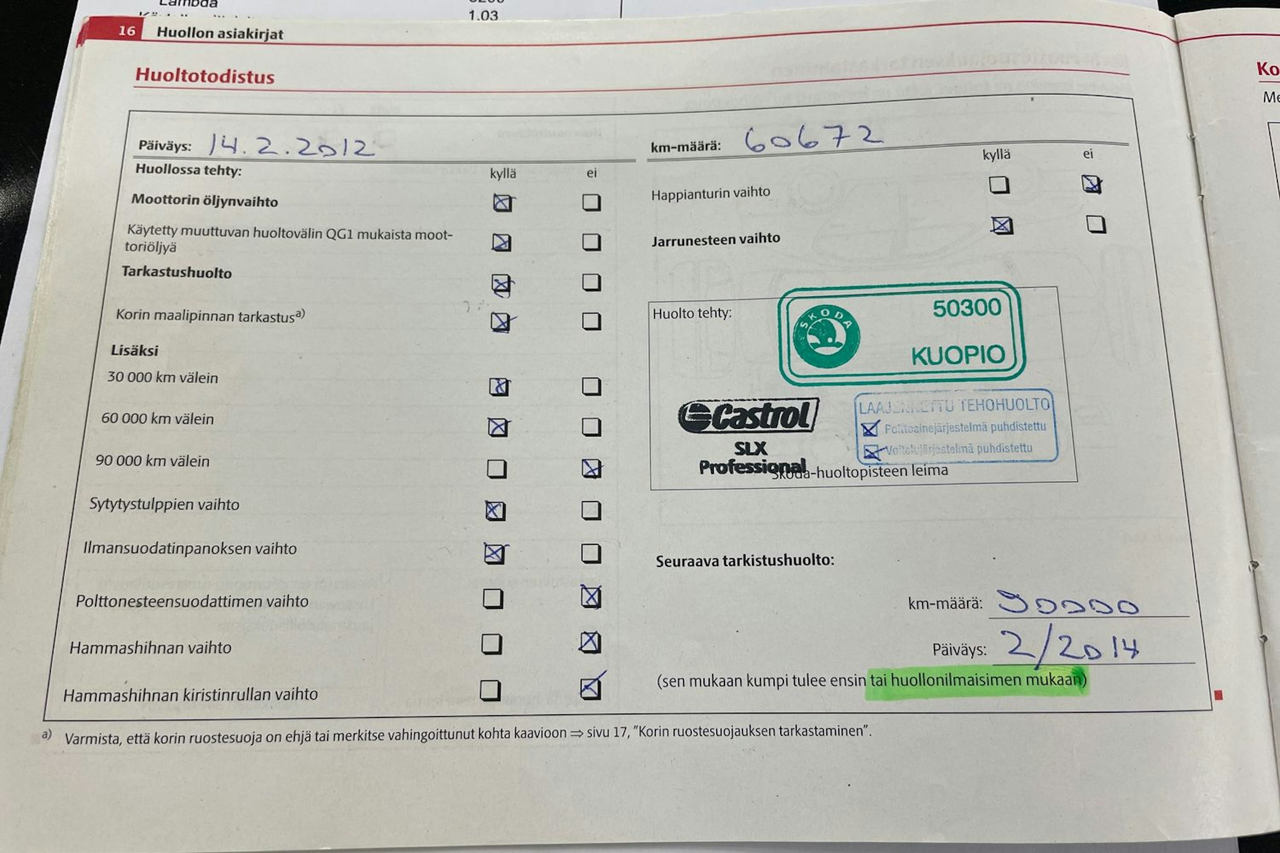 vihreä Skoda Octavia 2009 kuva 39.