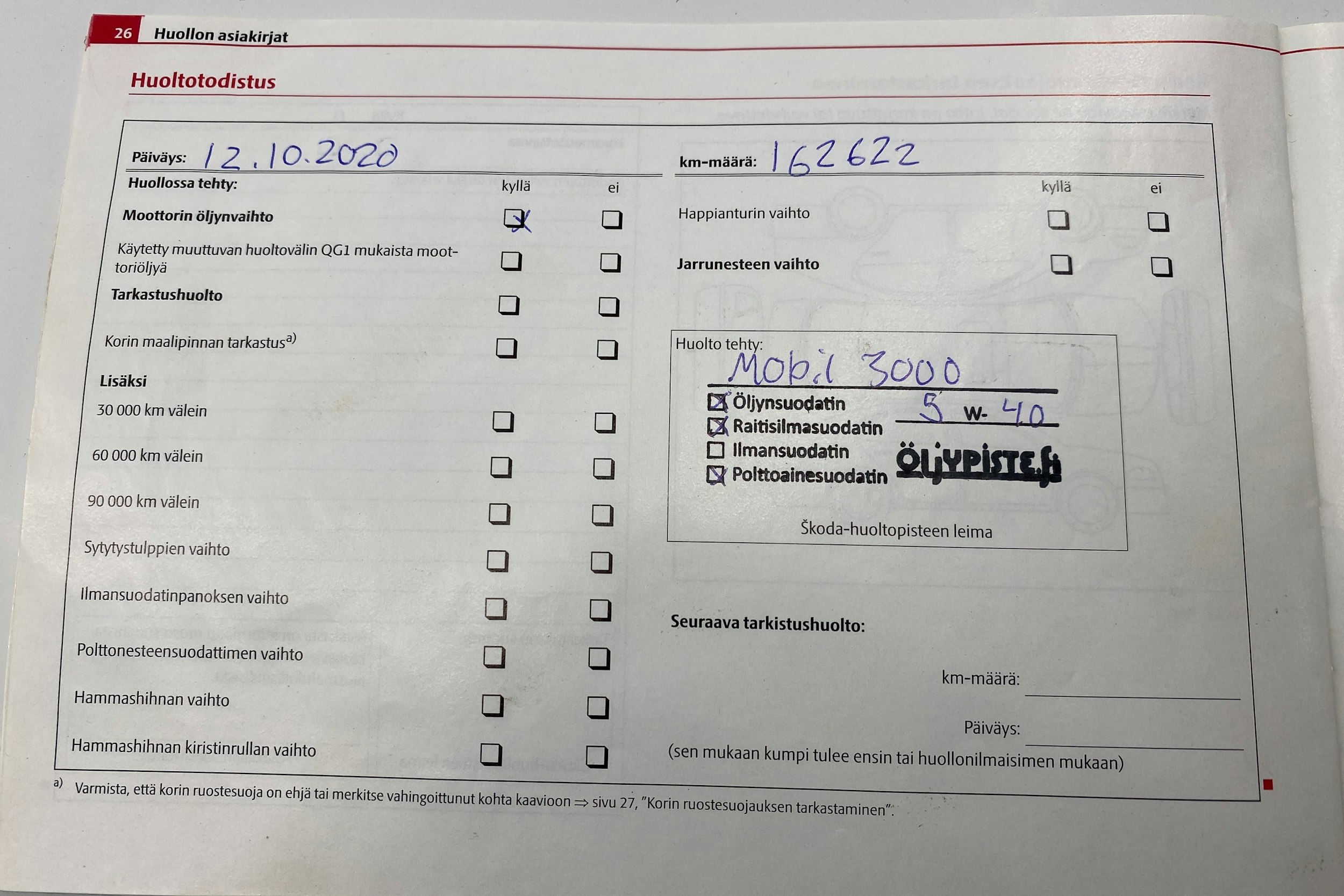 valkoinen Skoda Octavia 2010 kuva 35.
