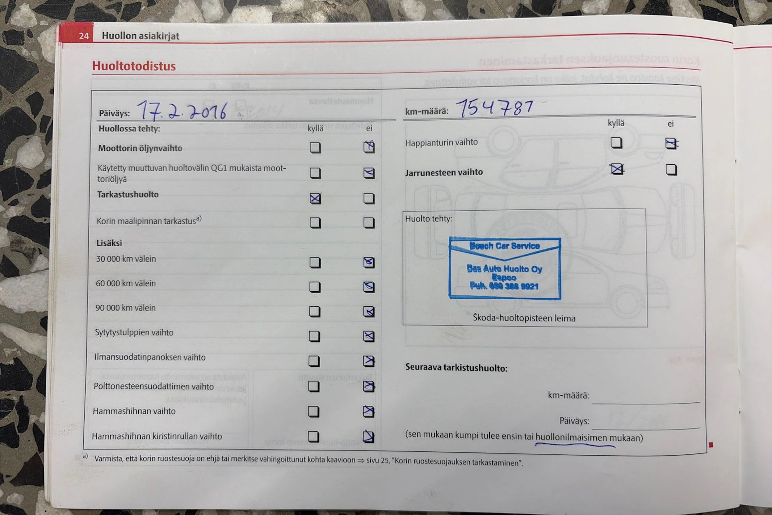 Punainen Skoda OCTAVIA 2010 kuva 43.