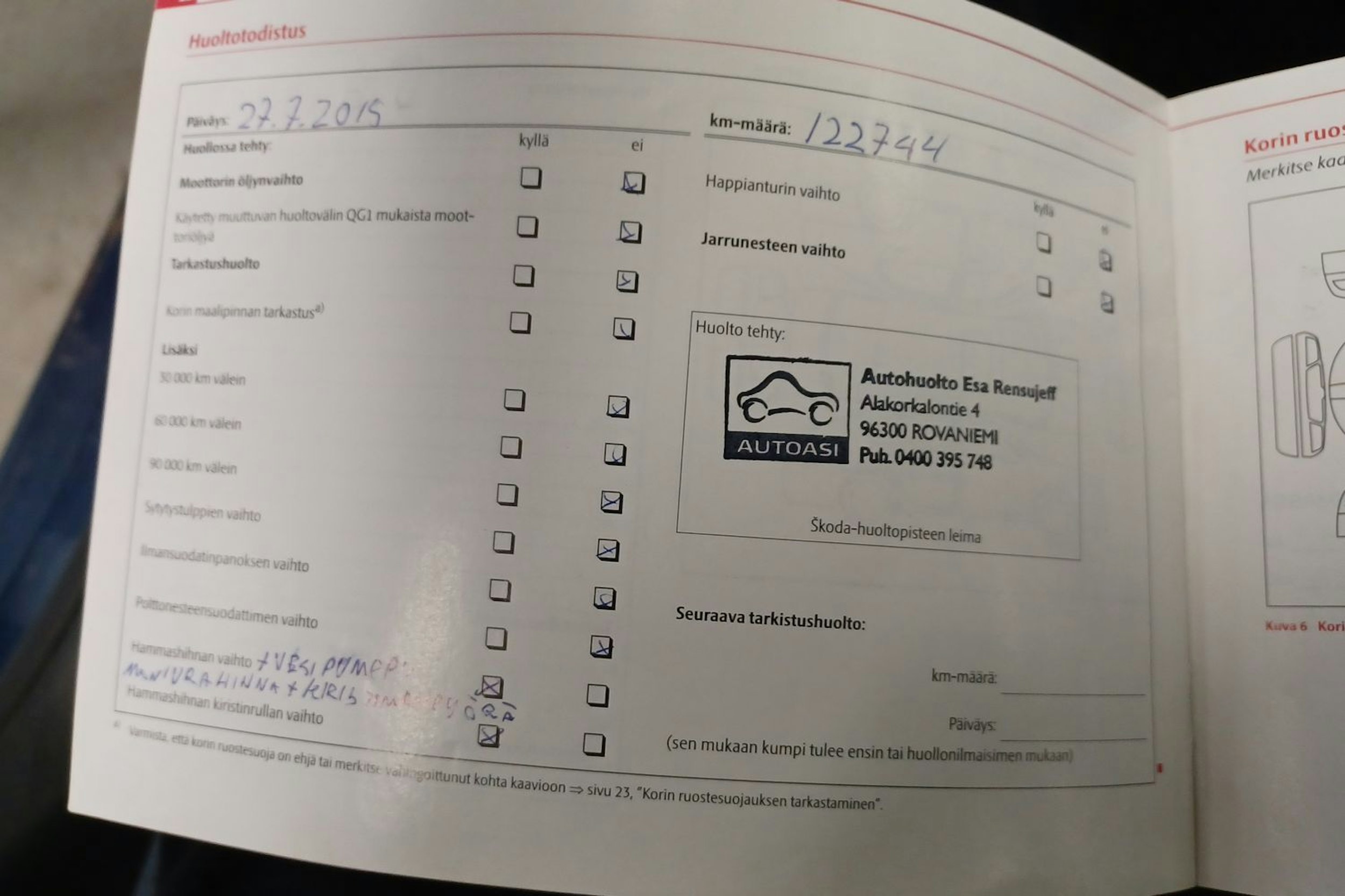 sininen Skoda Octavia 2010 kuva 25.