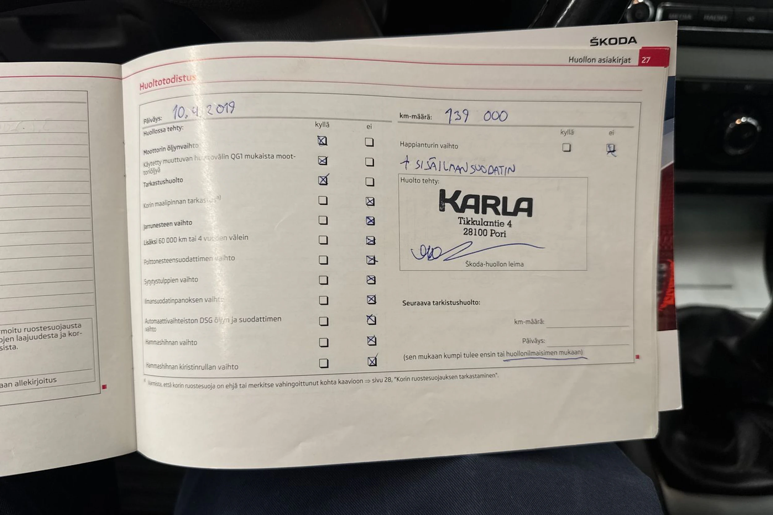 hopea Skoda Octavia 2011 kuva 29.