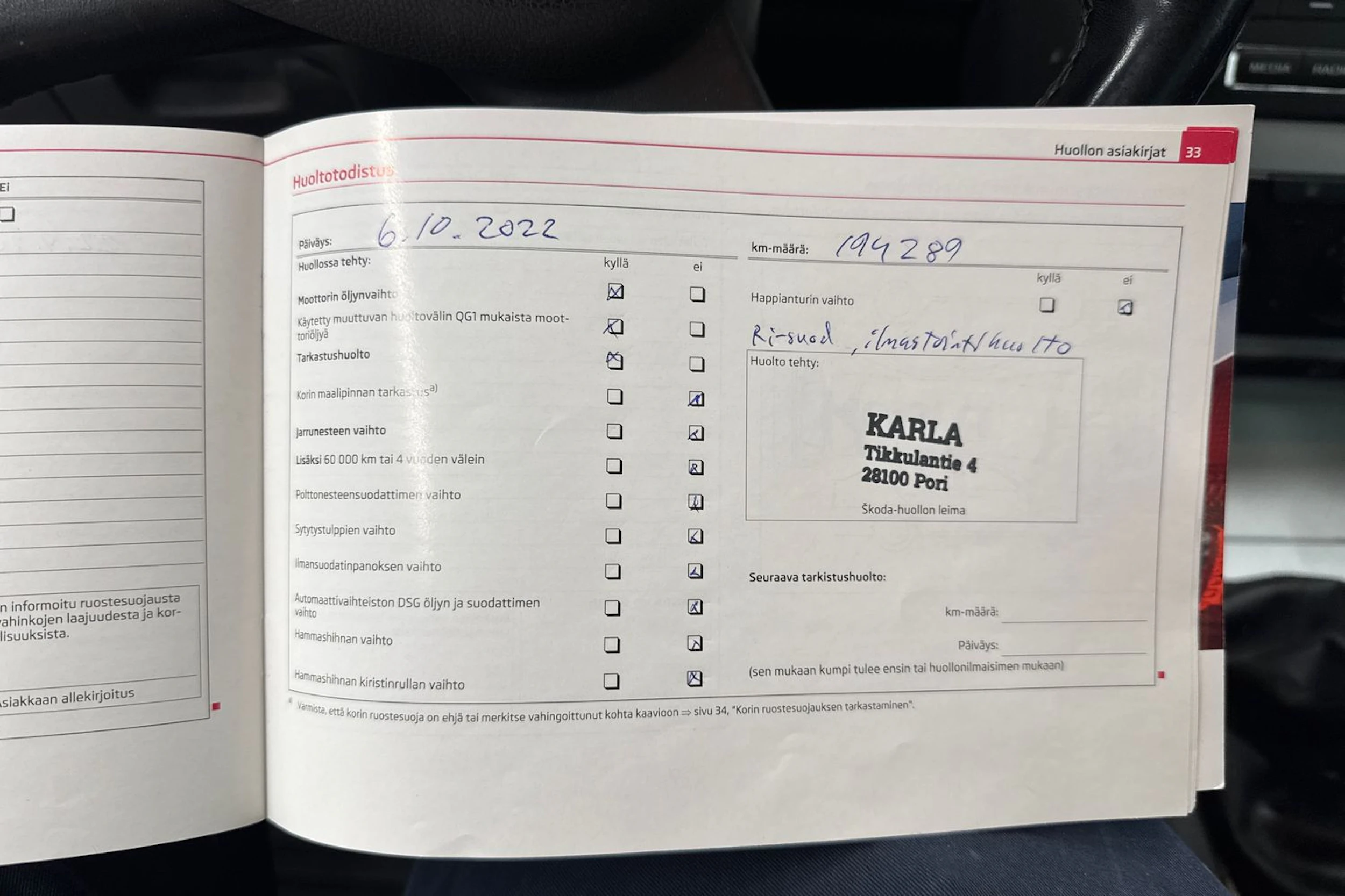 hopea Skoda Octavia 2011 kuva 32.