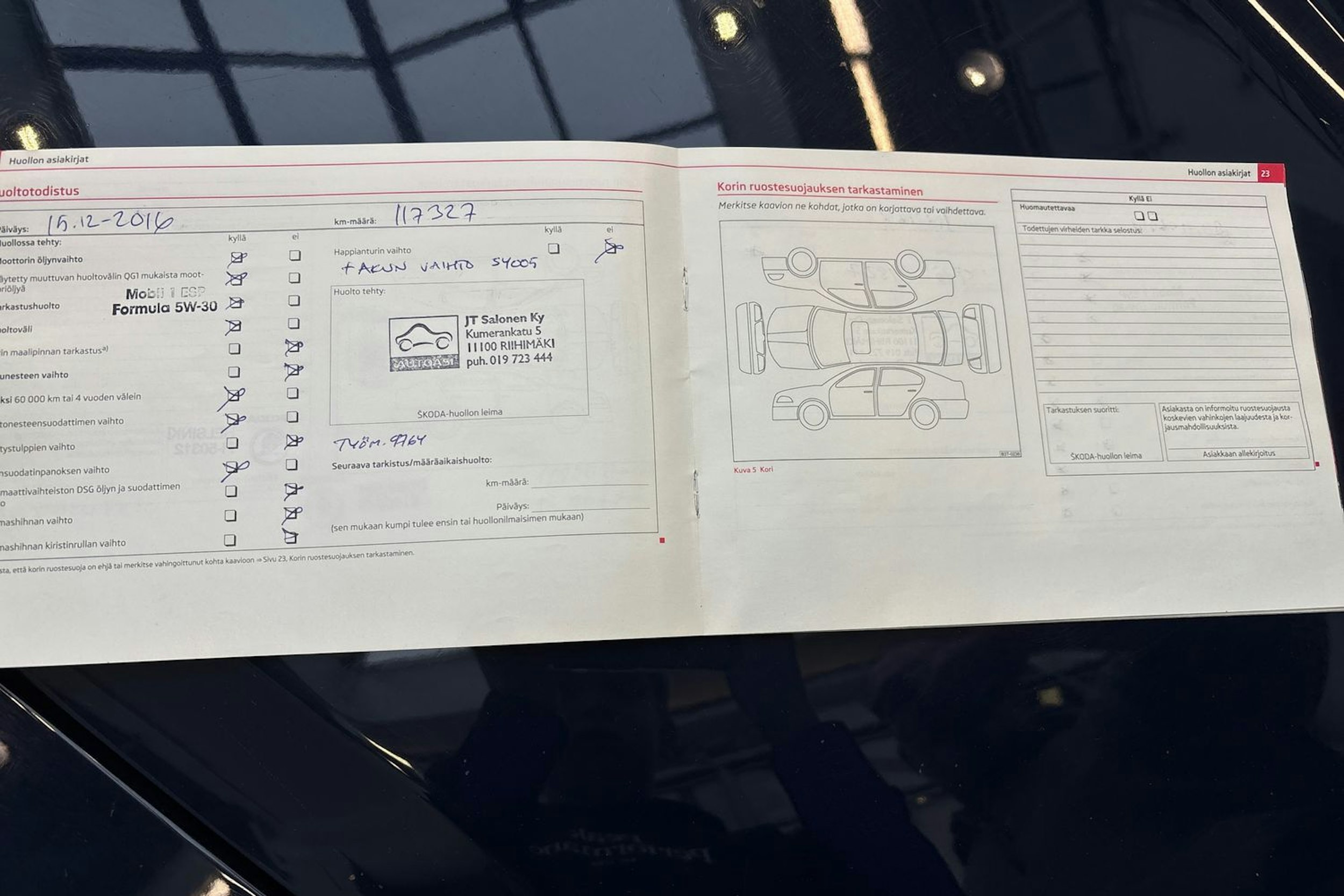 Sininen Skoda OCTAVIA 2012 kuva 36.