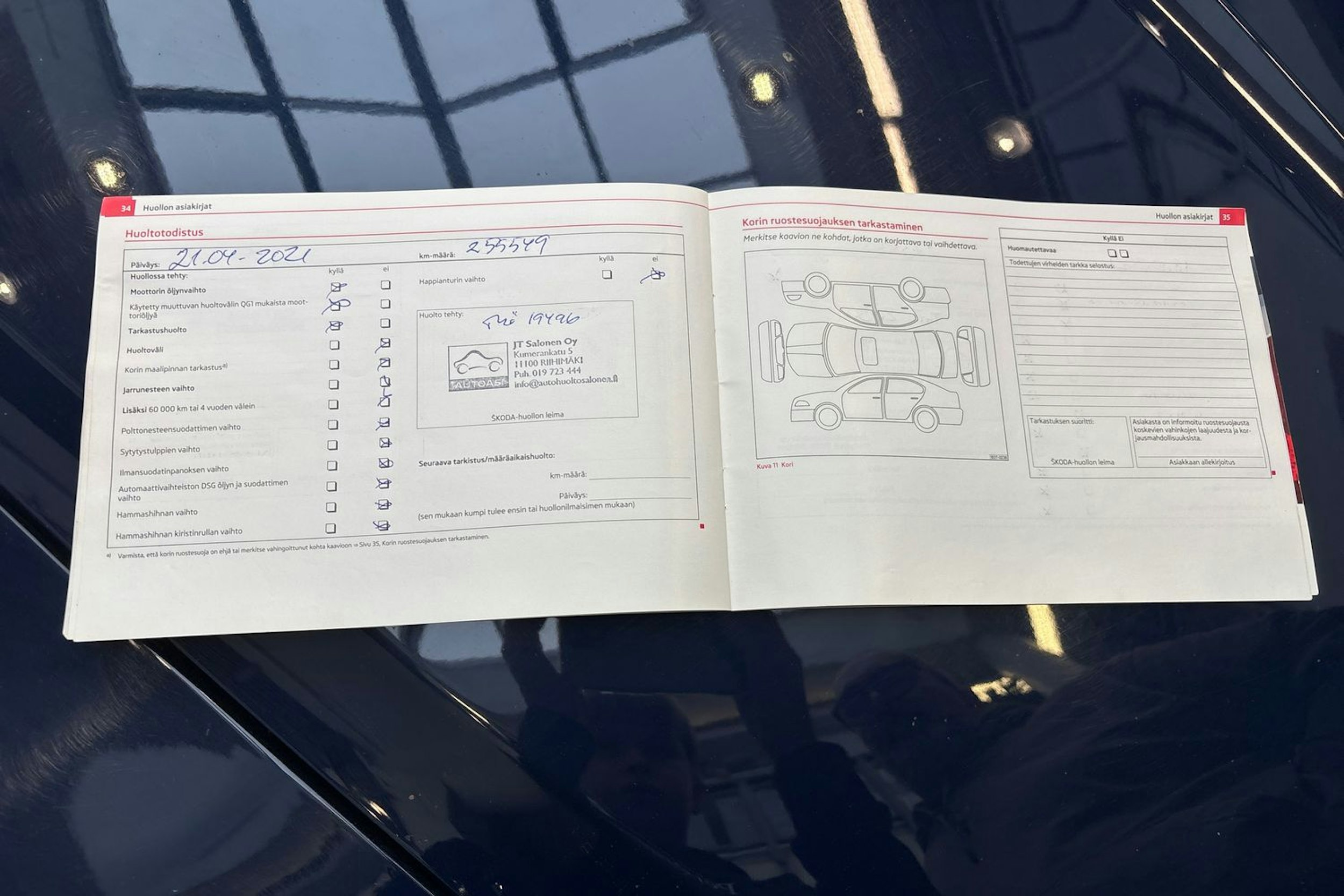 Sininen Skoda OCTAVIA 2012 kuva 42.