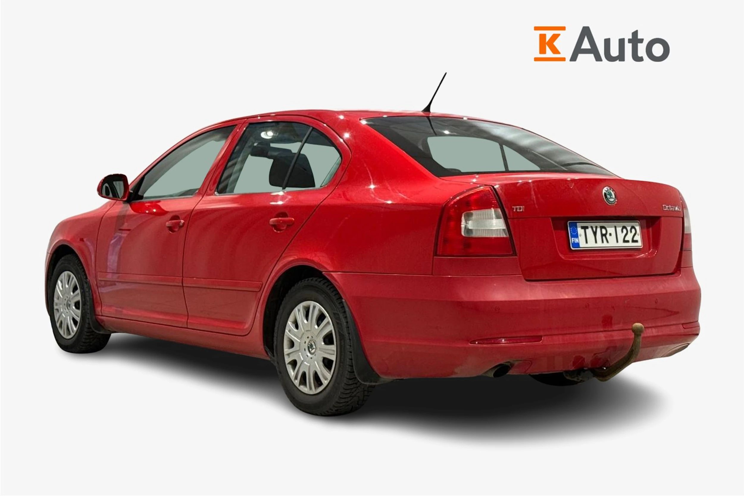 punainen Skoda Octavia 2012 kuva 3.