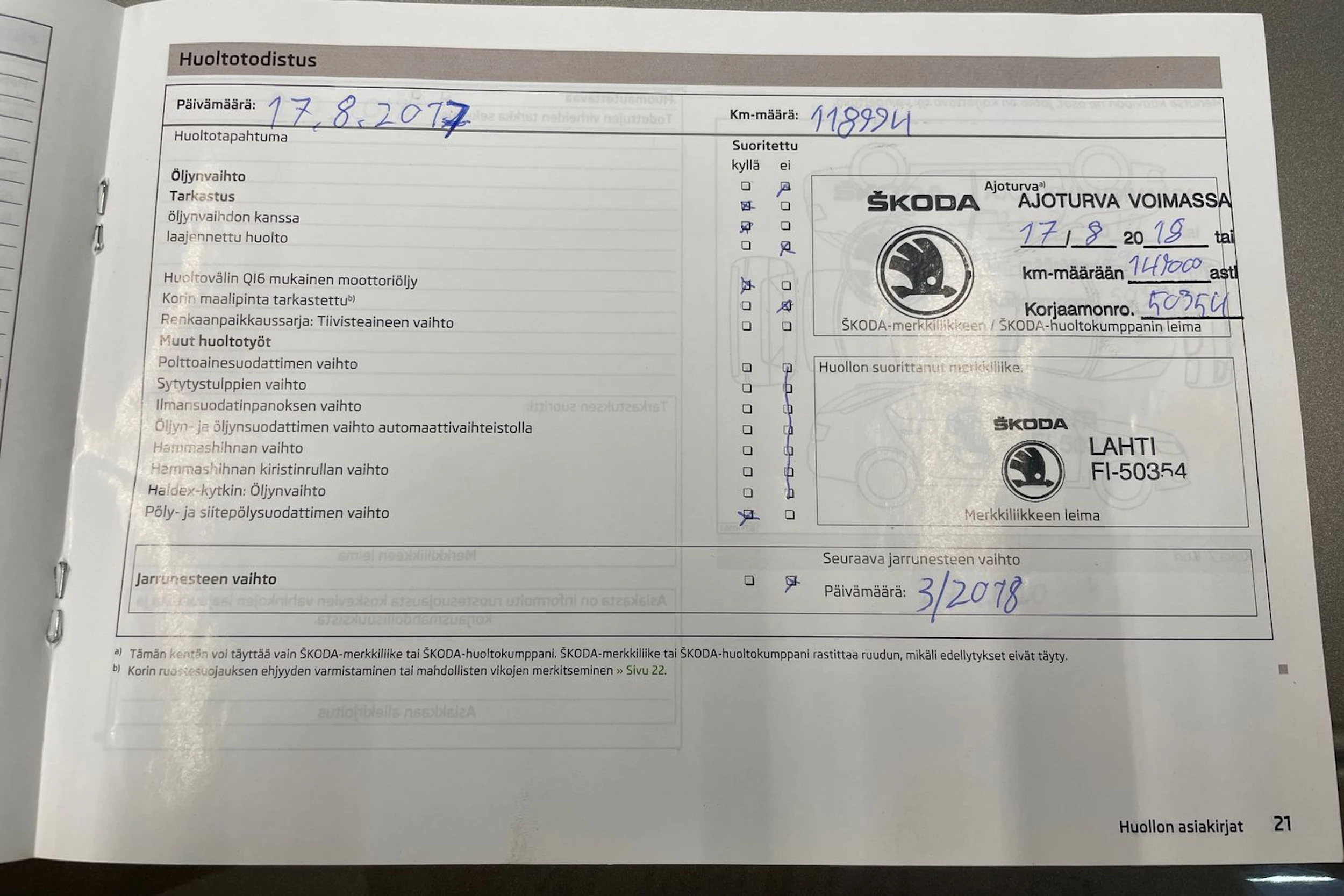 met. Ruskea (beige) Skoda OCTAVIA 2013 kuva 25.