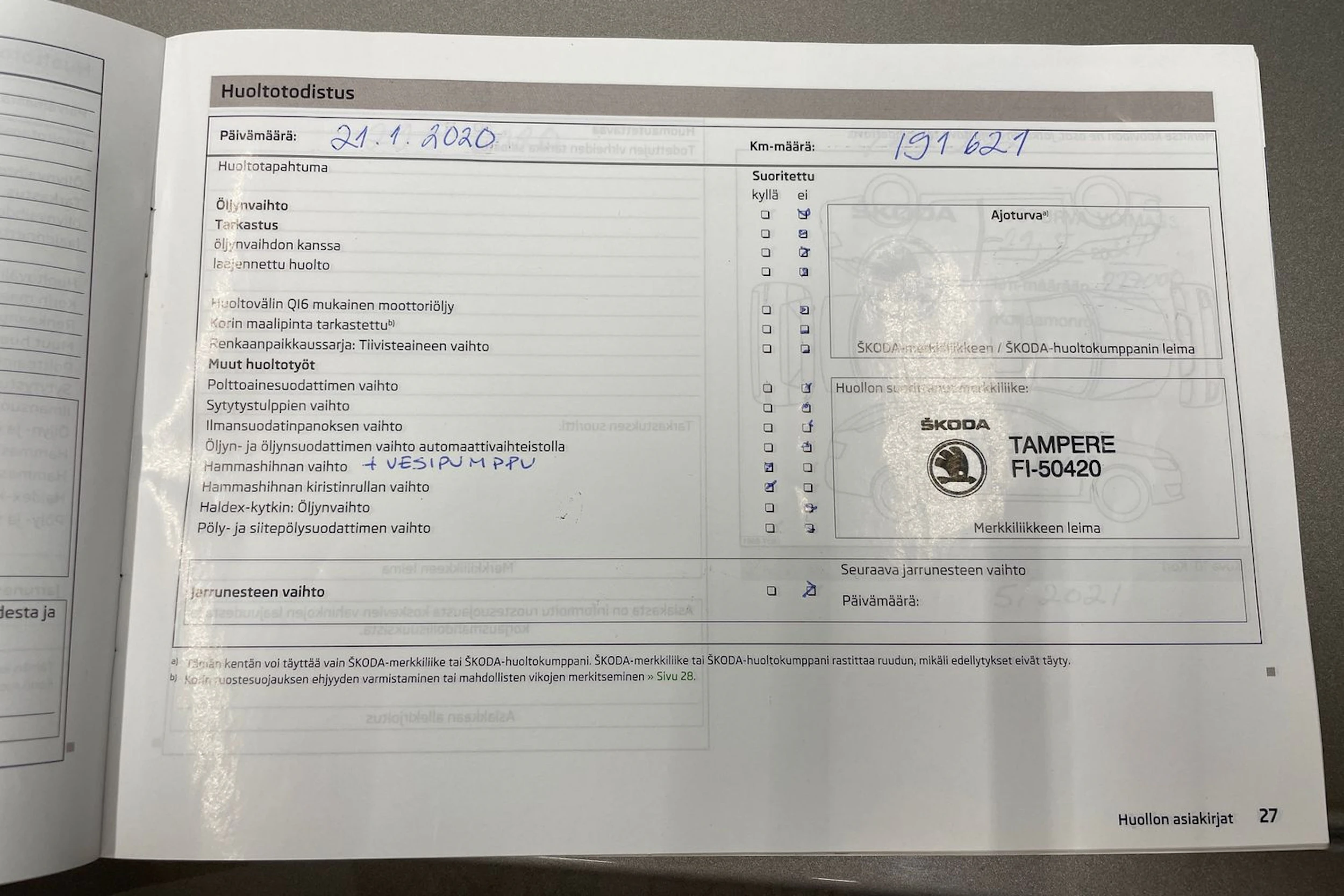 met. Ruskea (beige) Skoda OCTAVIA 2013 kuva 28.