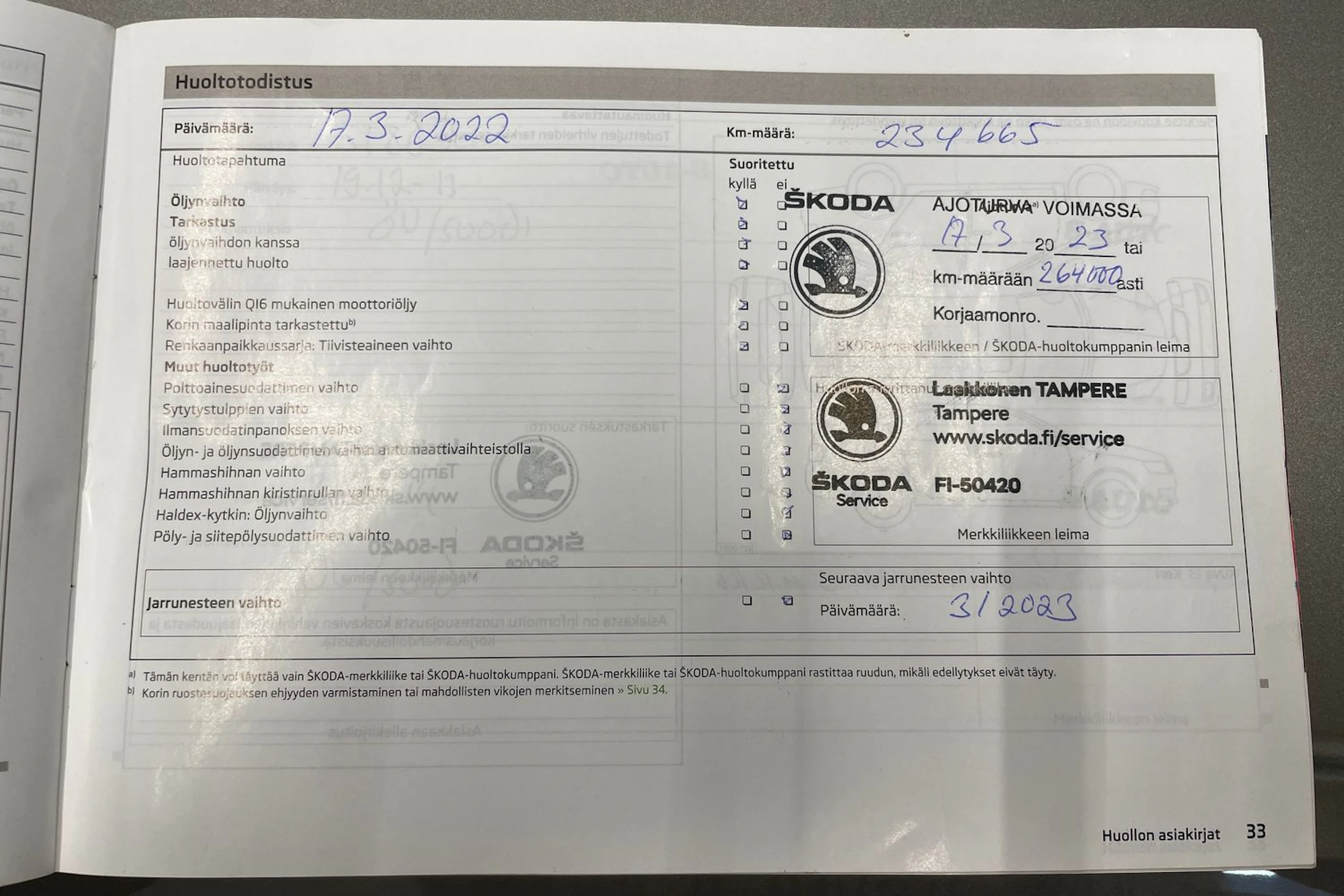 met. Ruskea (beige) Skoda OCTAVIA 2013 kuva 30.