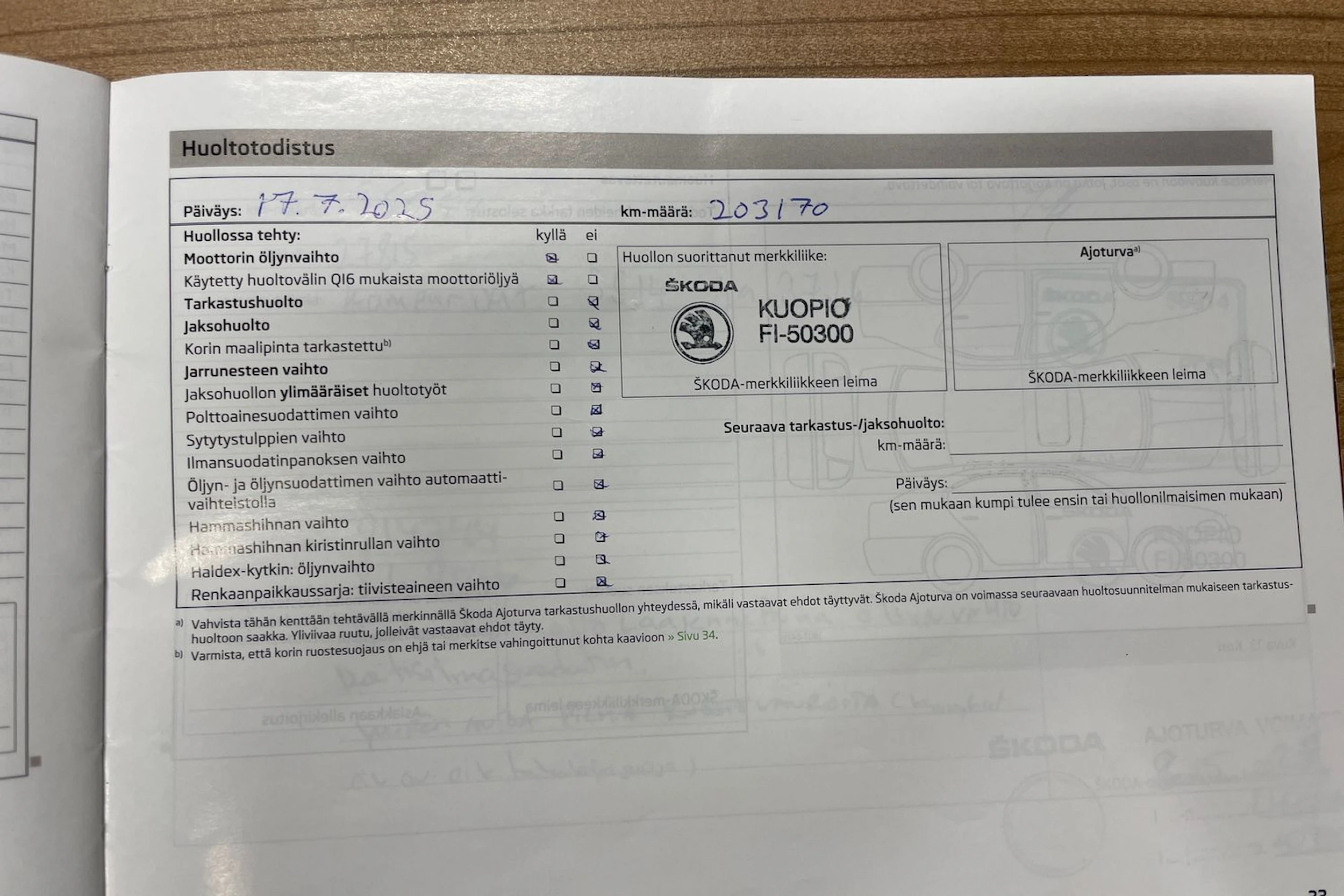 ruskea (beige) Skoda Octavia 2013 kuva 35.