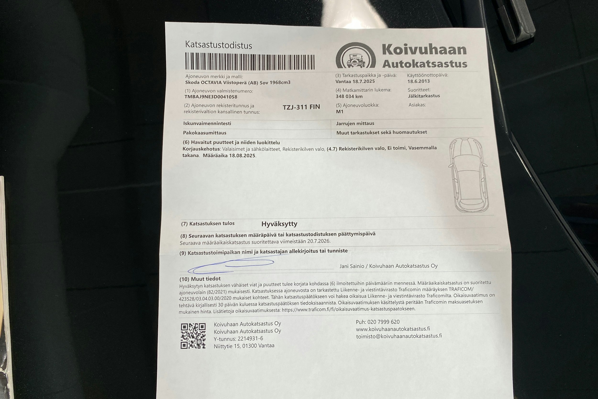 musta Skoda Octavia 2013 kuva 36.