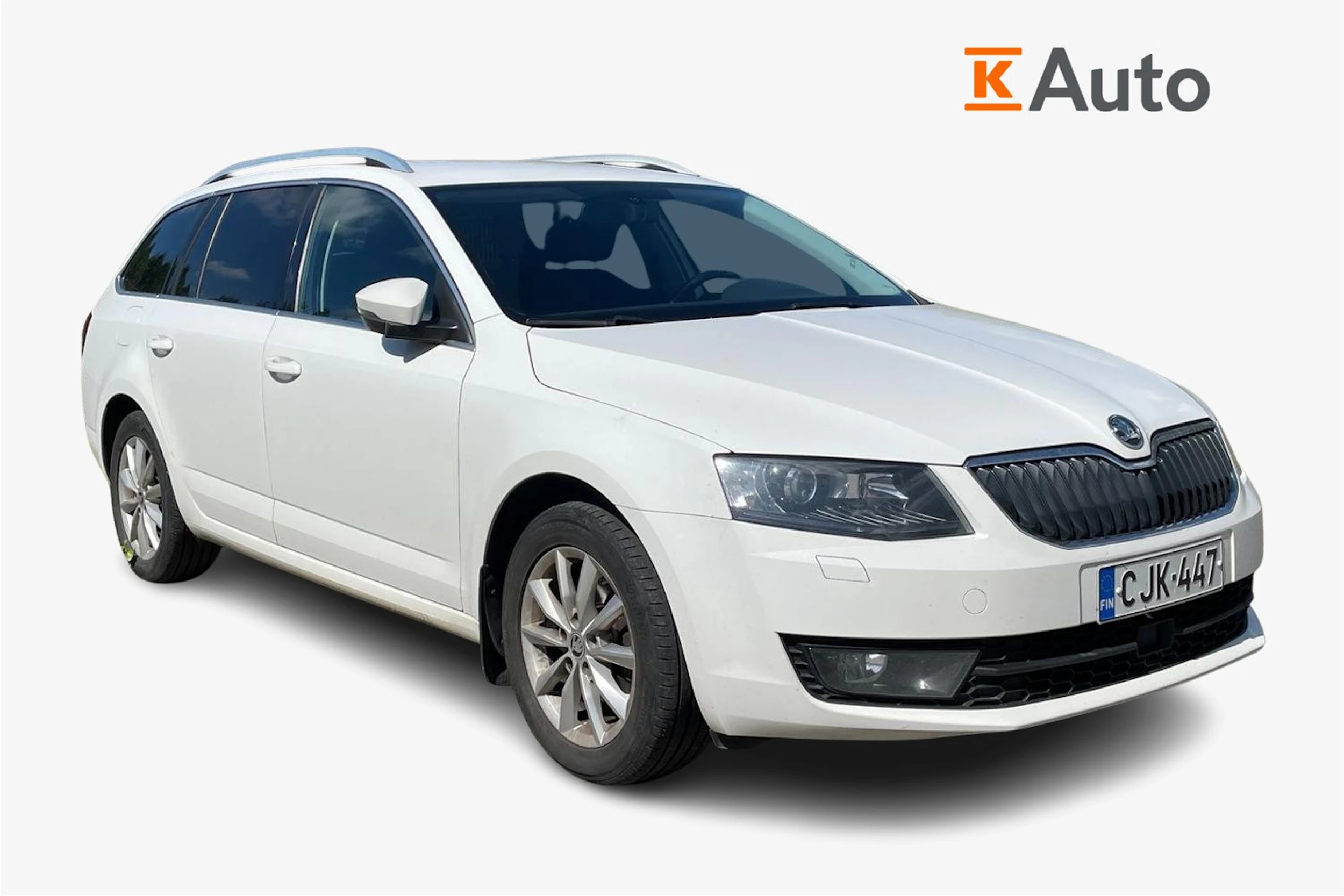 valkoinen Skoda Octavia 2014 kuva 1.