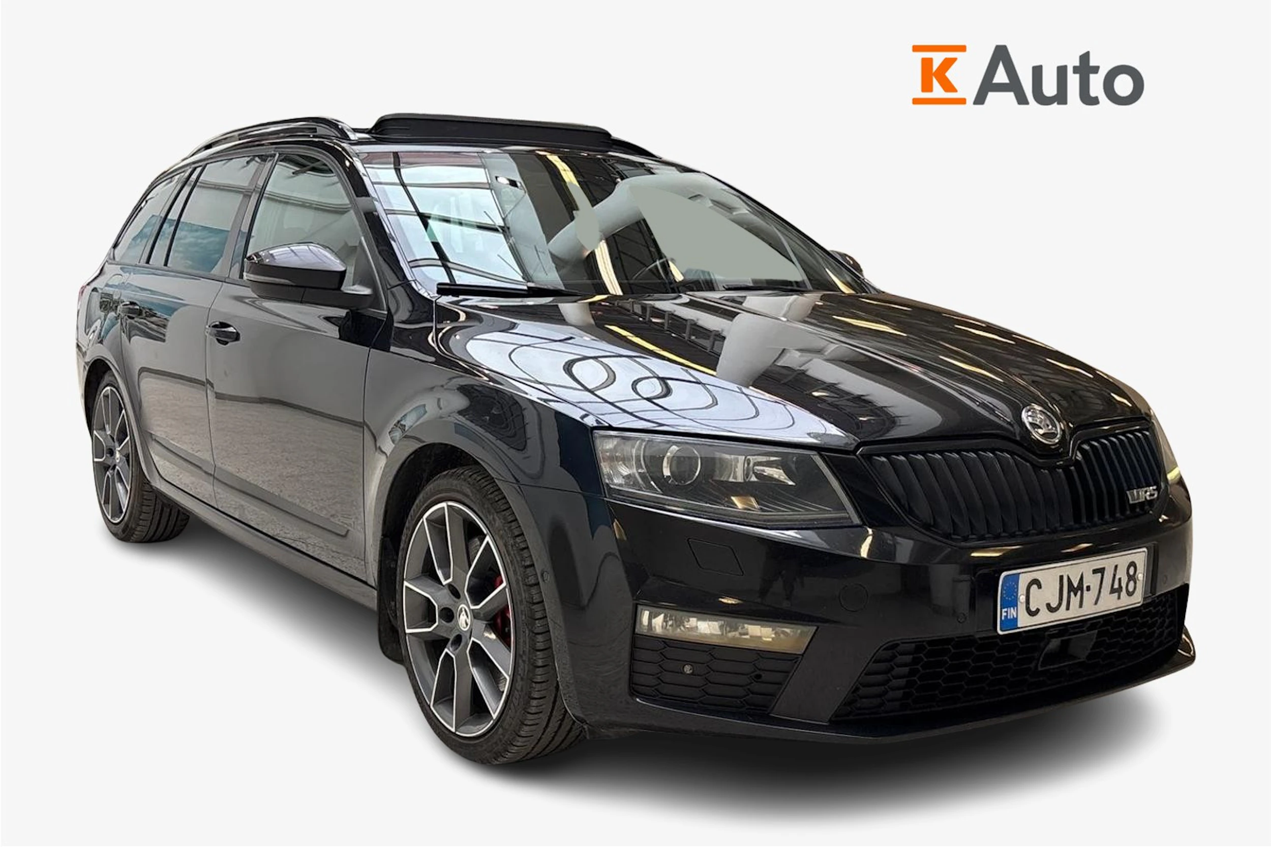 Musta Skoda OCTAVIA 2014 kuva 1.