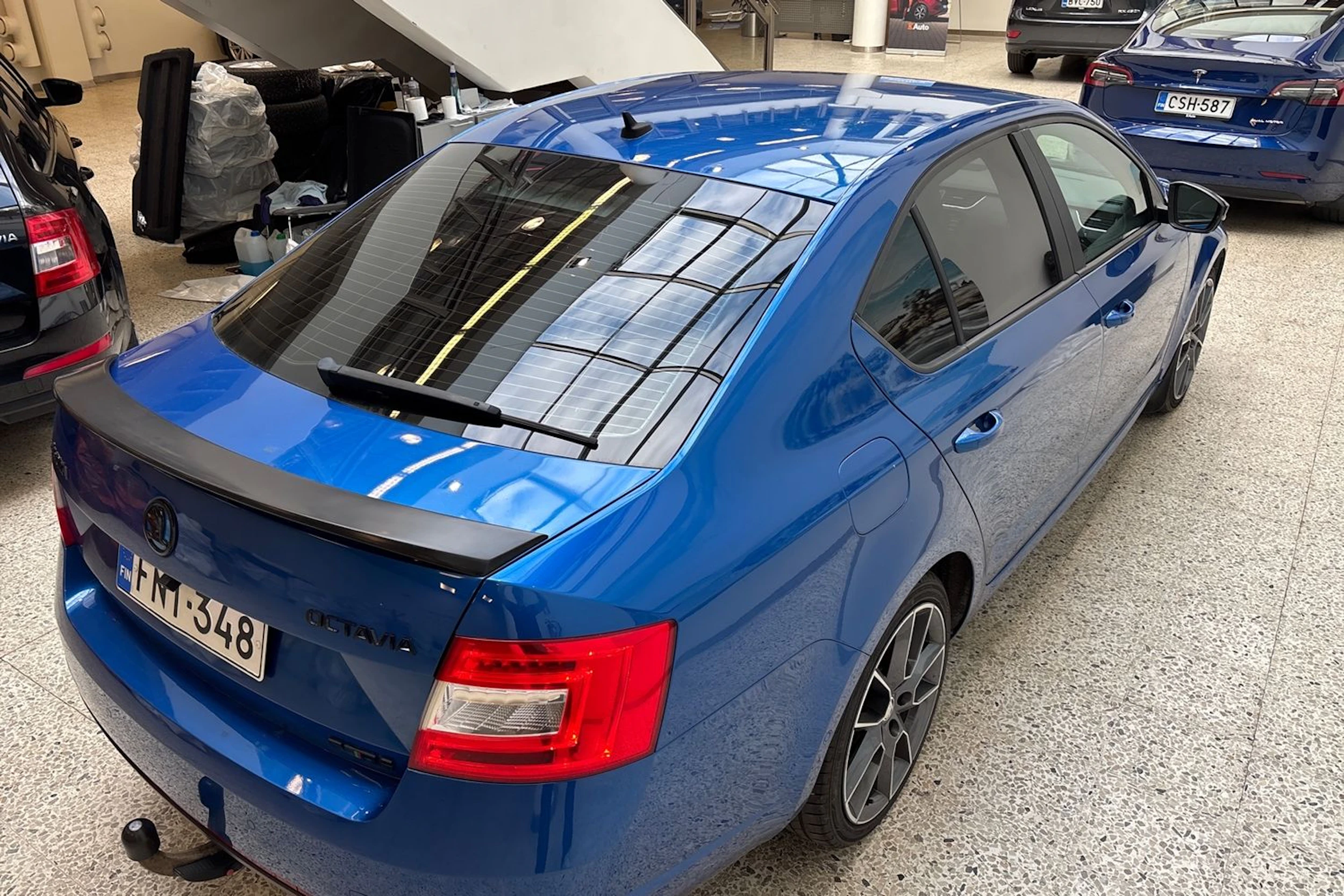 Sininen Skoda OCTAVIA 2014 kuva 13.