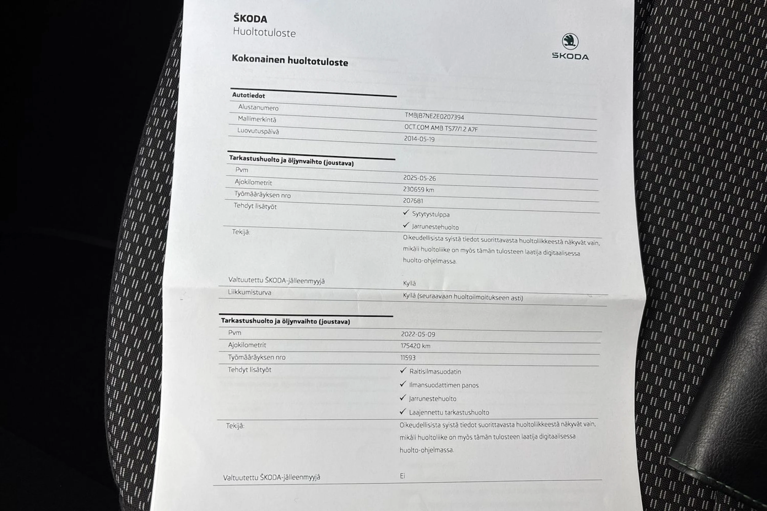musta Skoda Octavia 2014 kuva 29.