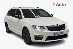 valkoinen Skoda Octavia 2014 kuva 1.