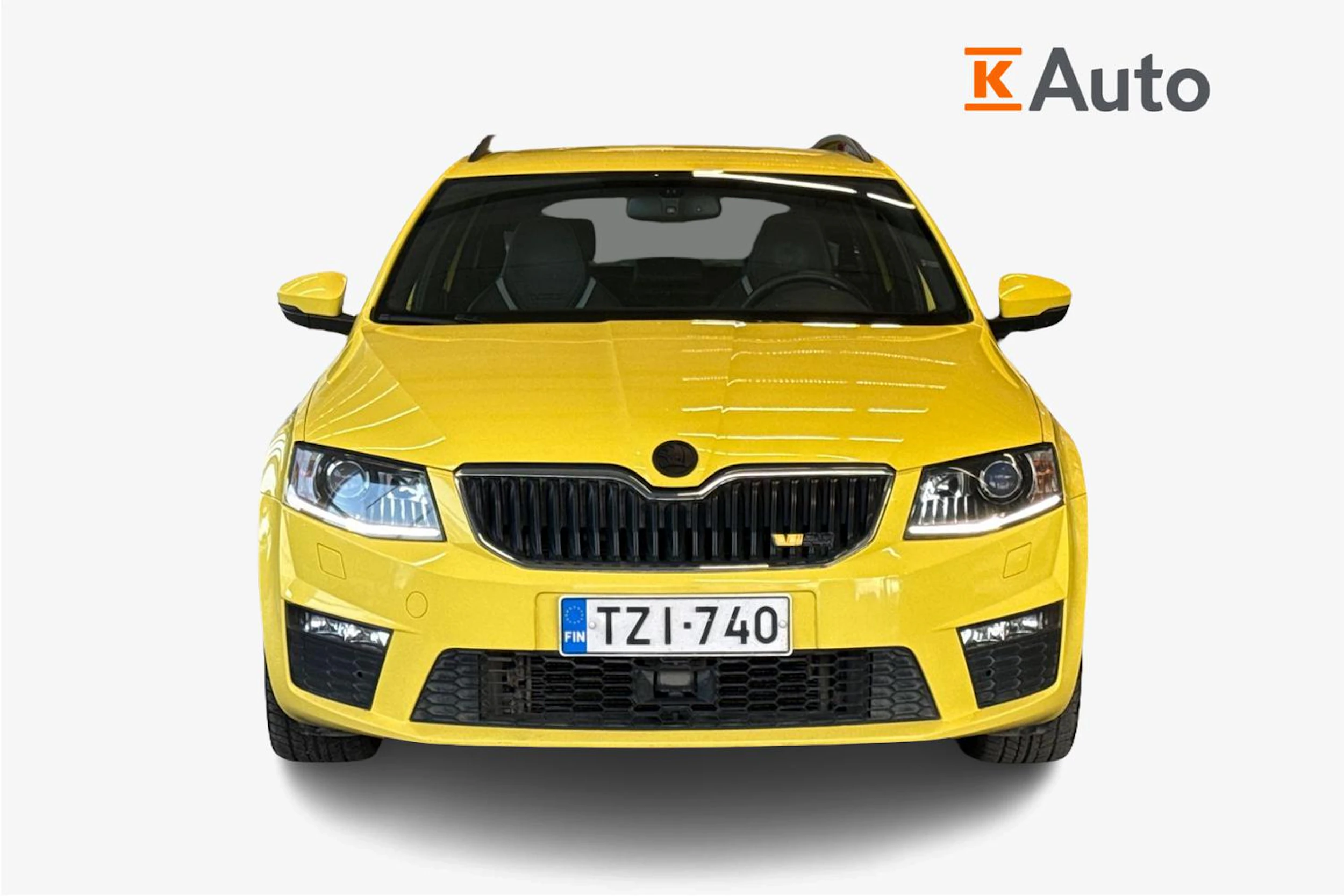 keltainen Skoda Octavia 2014 kuva 4.