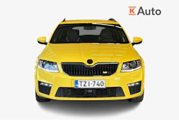 keltainen Skoda Octavia 2014 kuva 4.