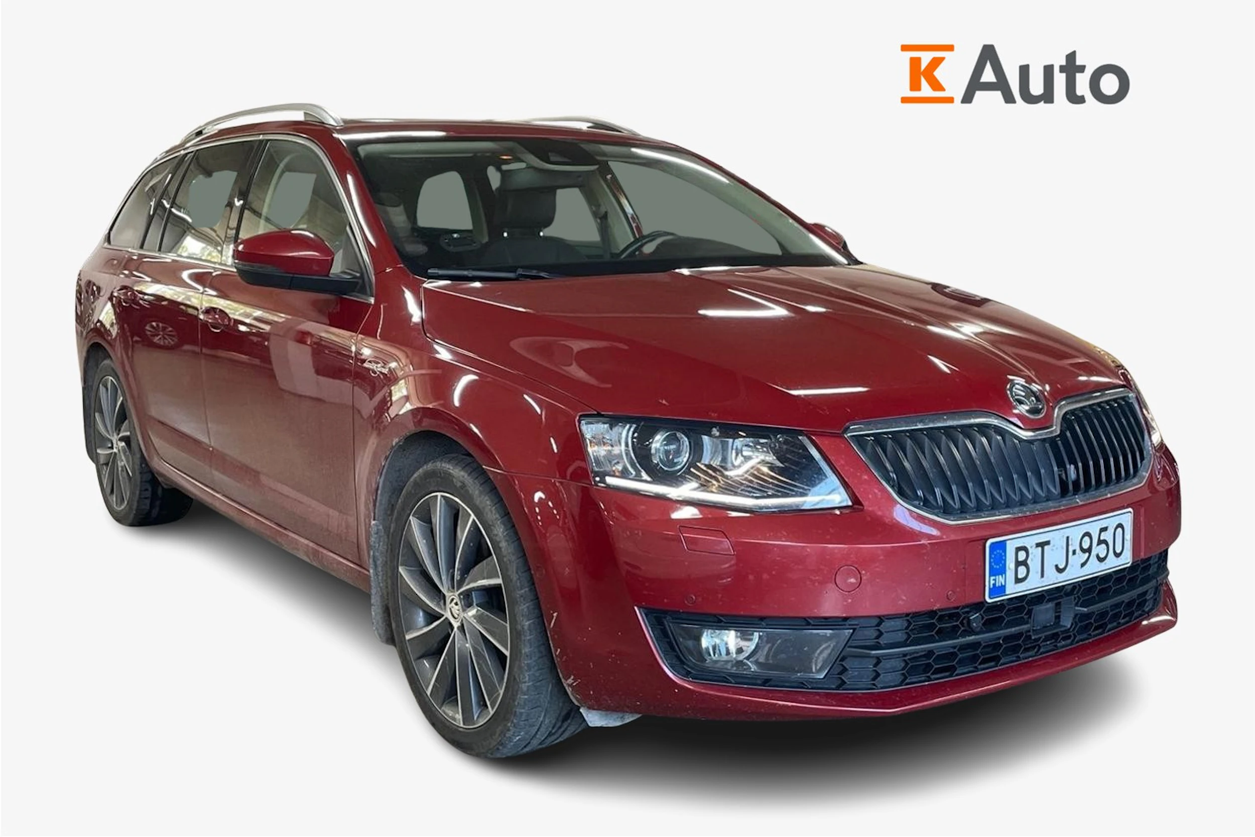 punainen Skoda Octavia 2015 kuva 1.