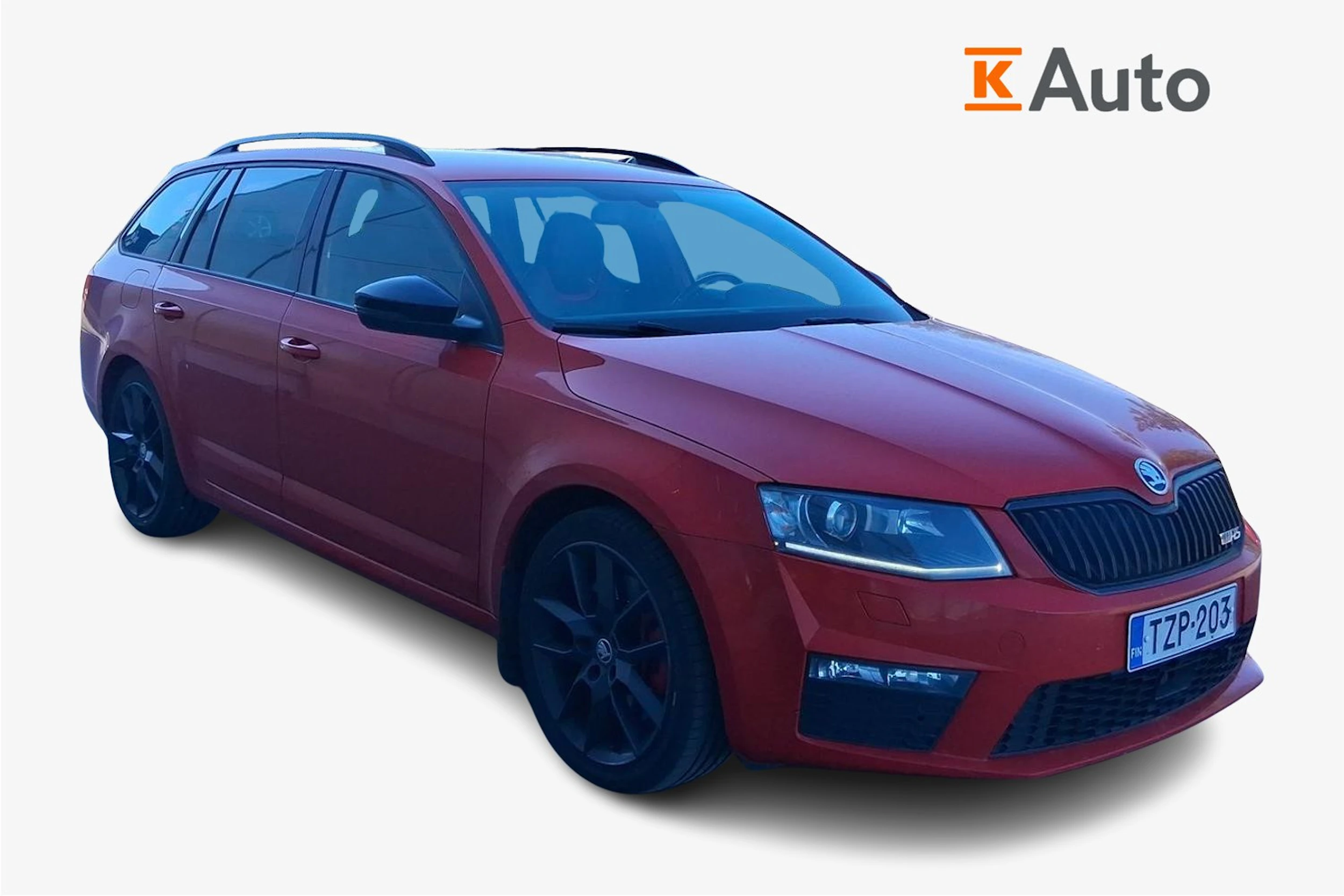 punainen Skoda Octavia 2015 kuva 1.