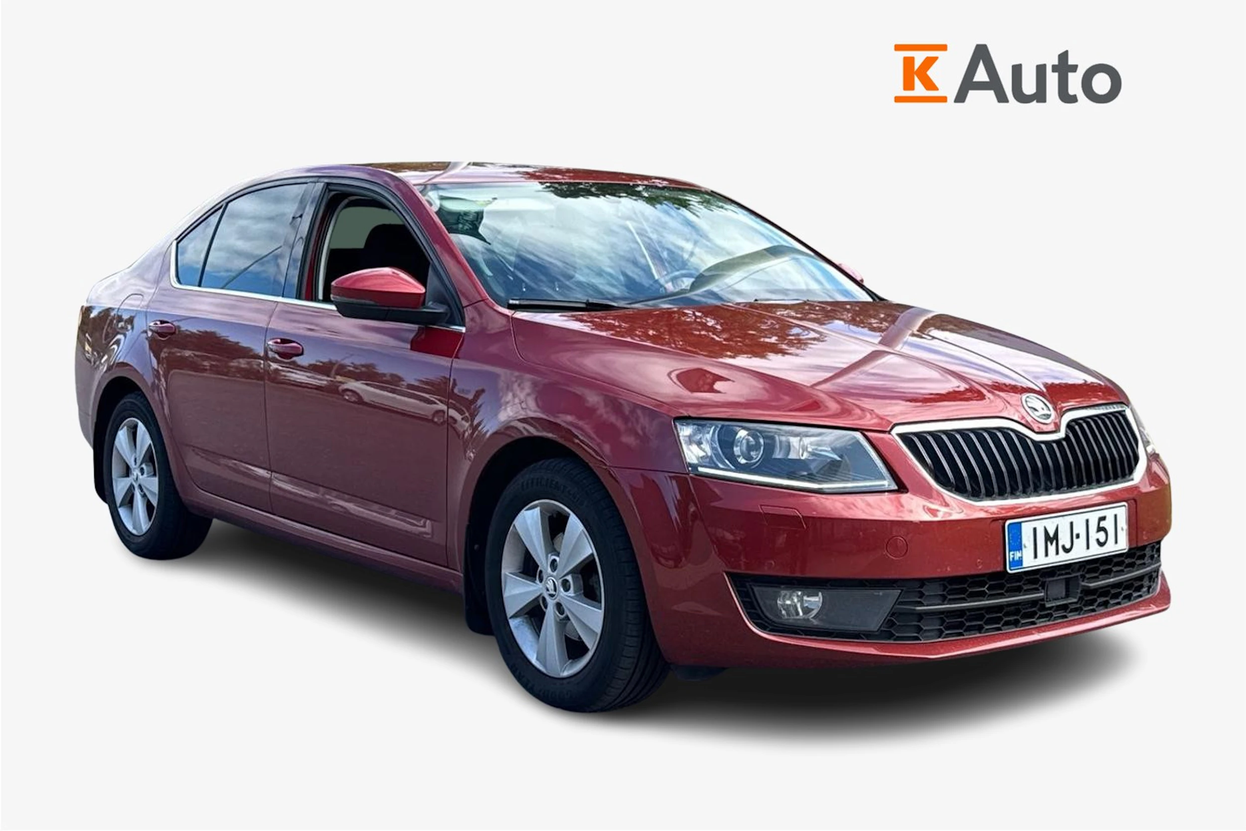 punainen Skoda Octavia 2016 kuva 1.