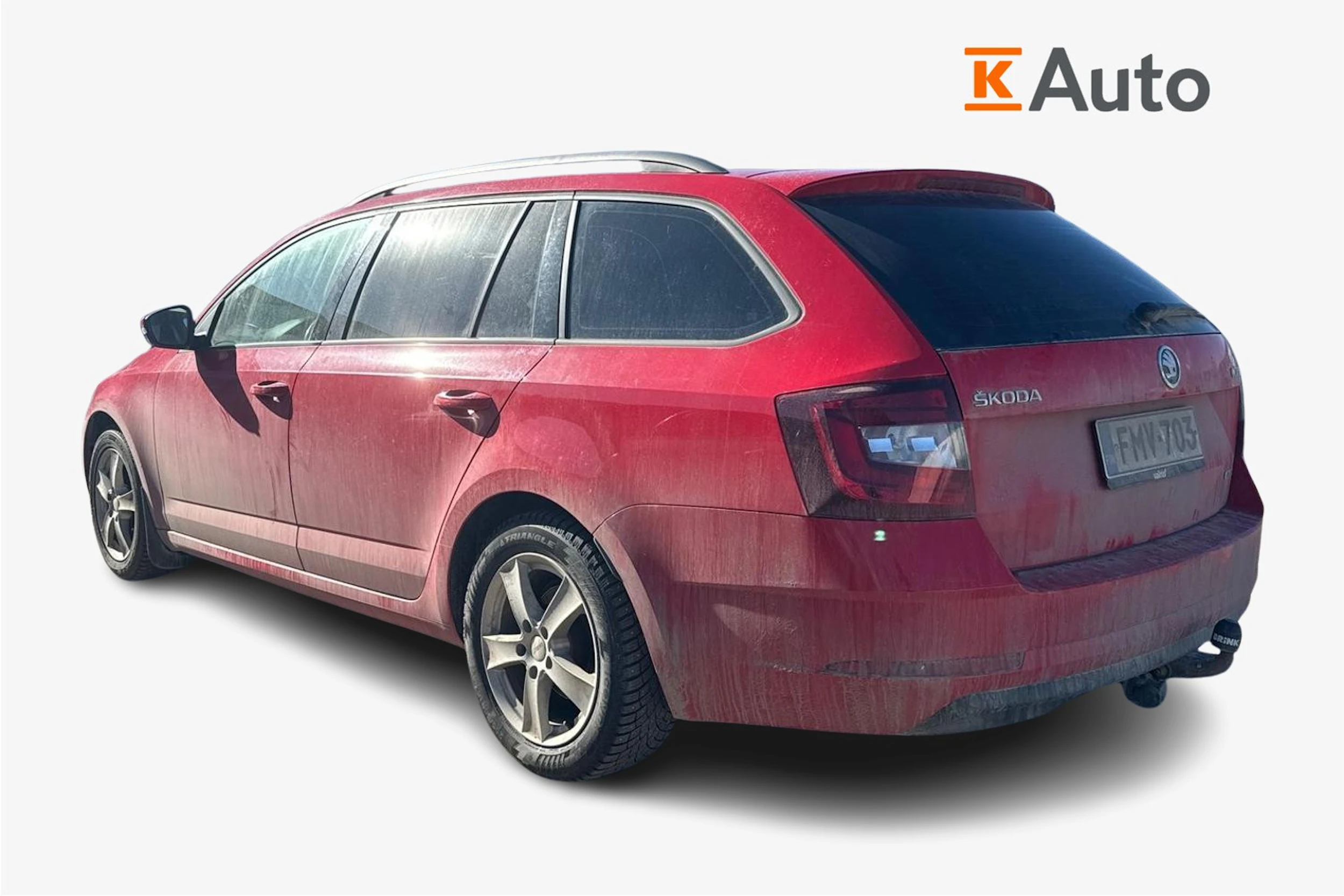 Punainen Skoda OCTAVIA 2017 kuva 2.