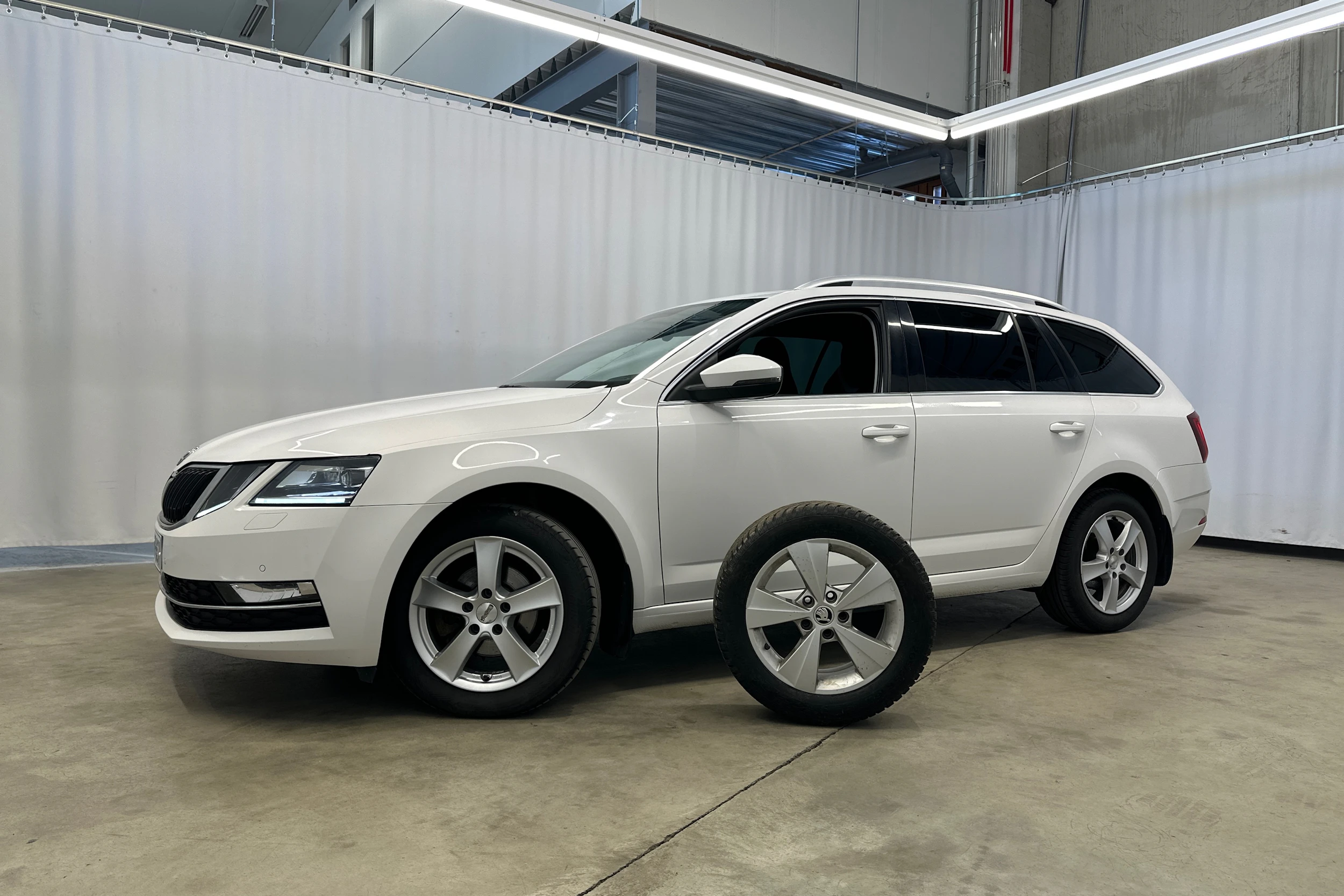 valkoinen Skoda Octavia 2018 kuva 29.