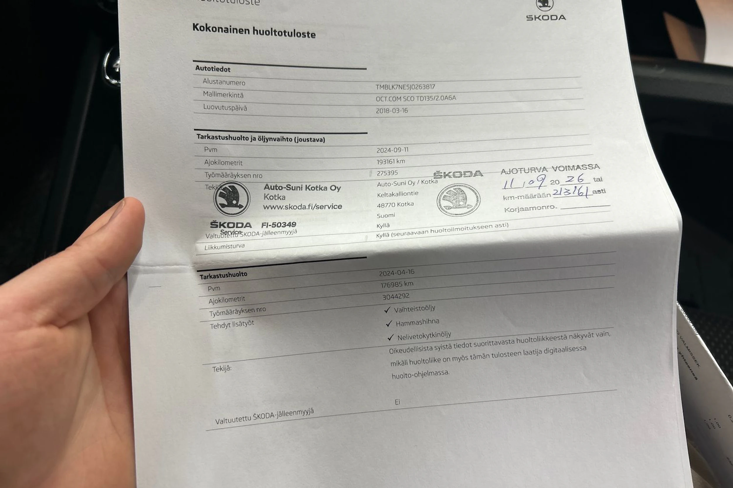 ruskea (beige) Skoda Octavia 2018 kuva 18.
