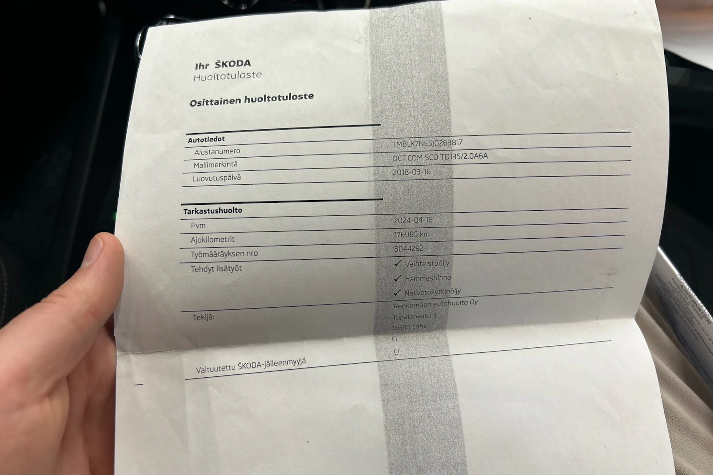 ruskea (beige) Skoda Octavia 2018 kuva 22.