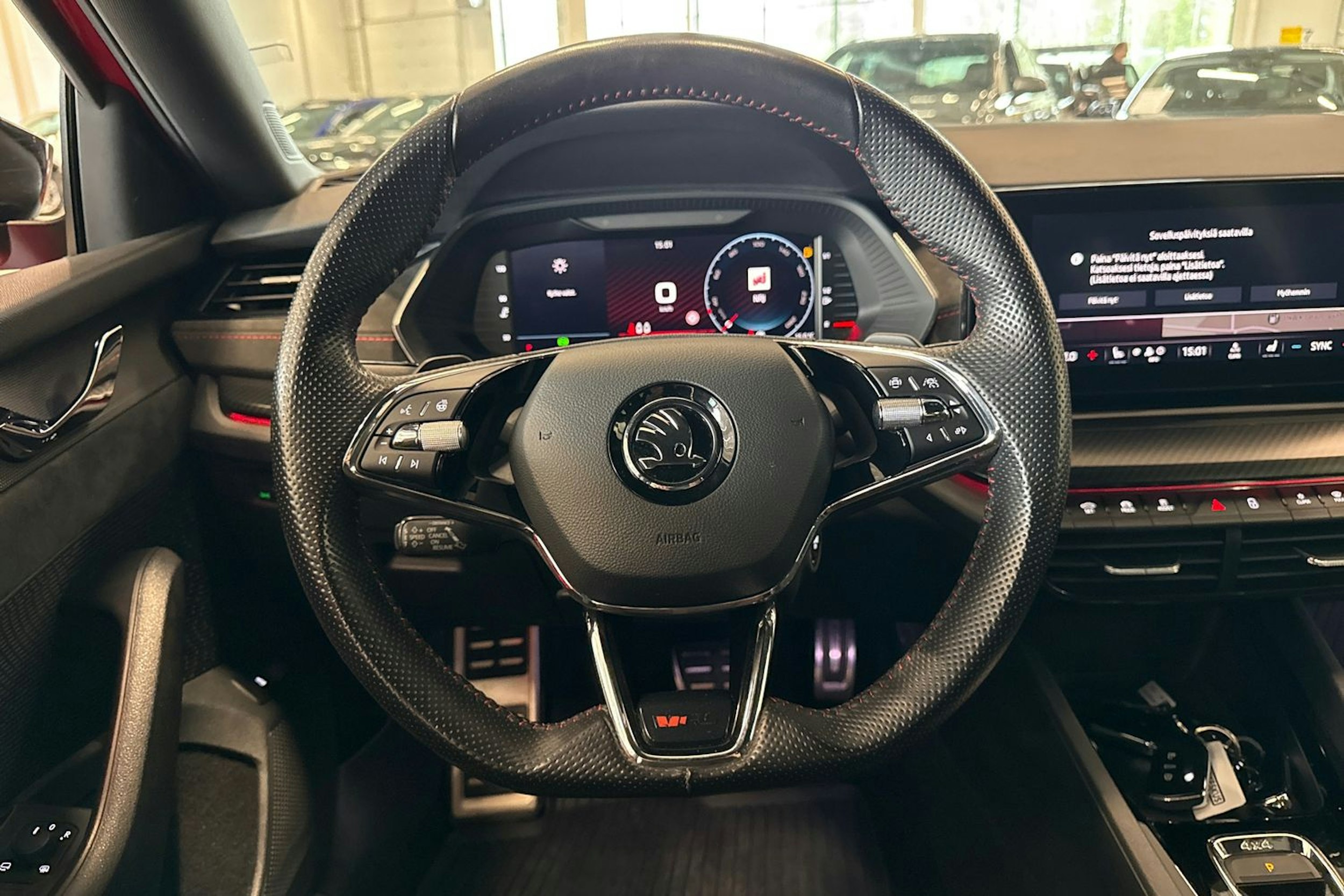 punainen Skoda Octavia 2021 kuva 14.
