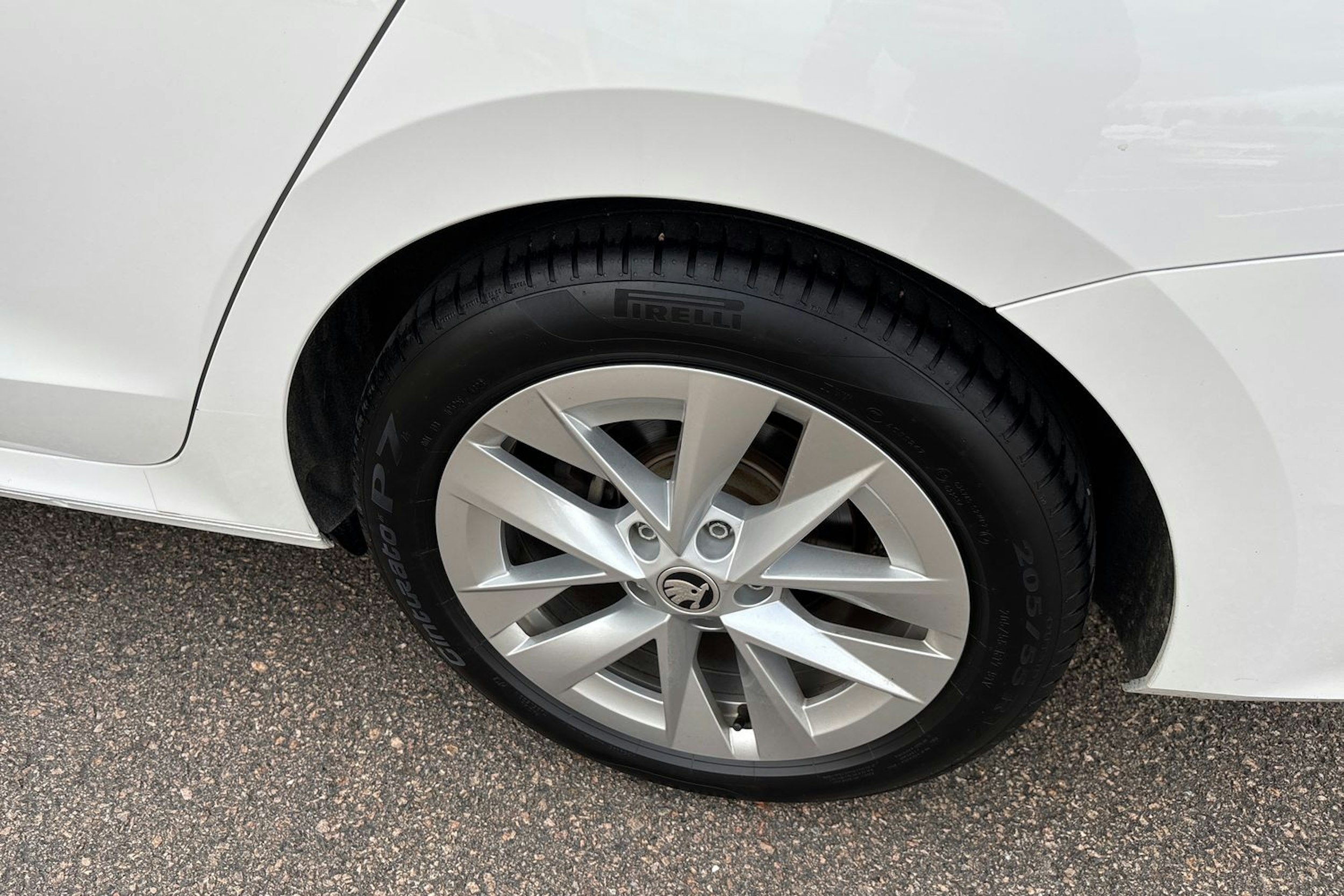 valkoinen Skoda Octavia 2024 kuva 13.