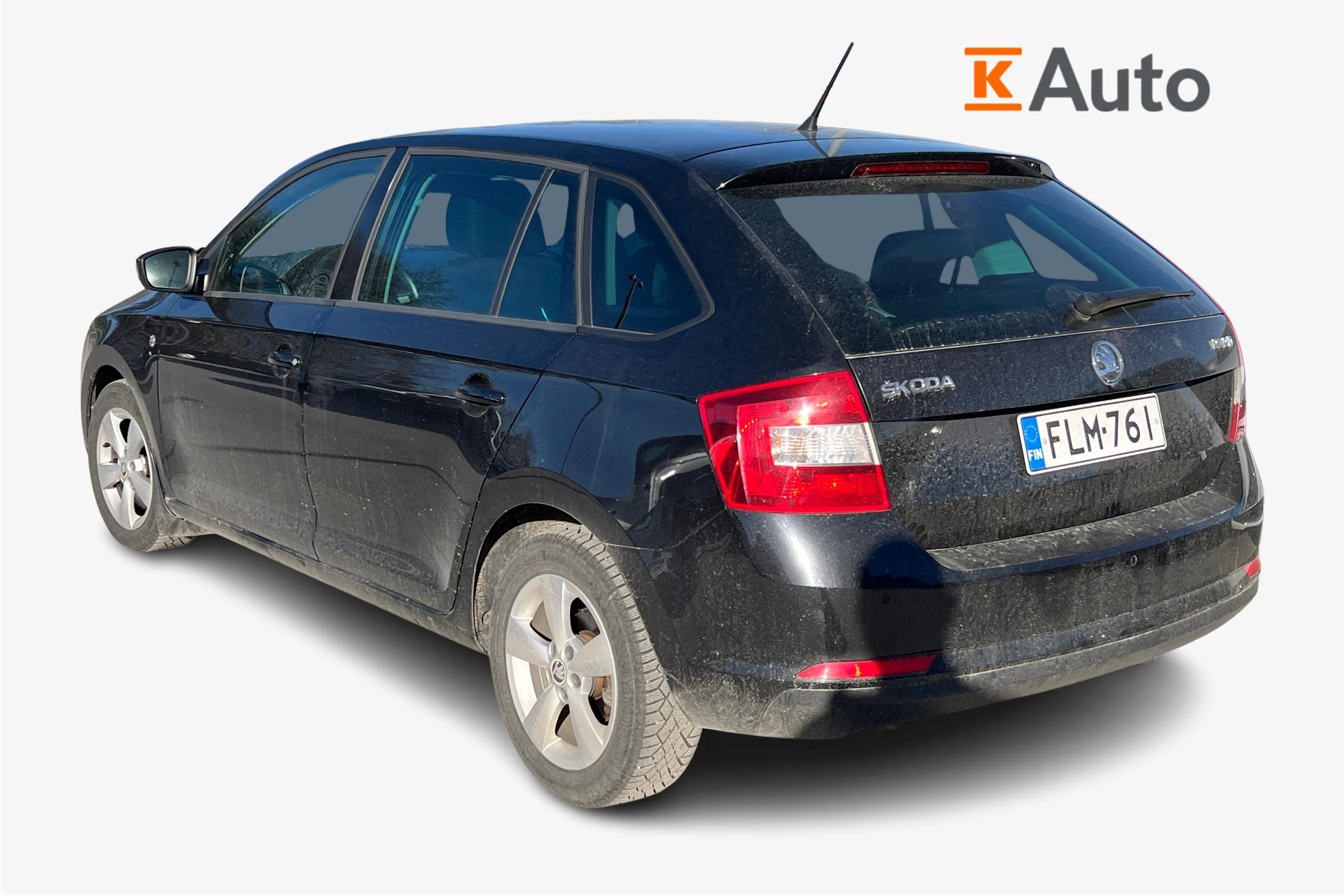 Musta Skoda RAPID 2014 kuva 2.