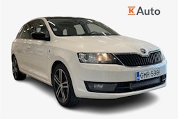 valkoinen Skoda Rapid 2014 kuva 1.