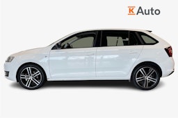 valkoinen Skoda Rapid 2014 kuva 6.
