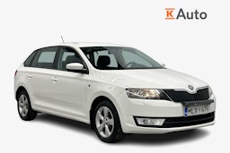 valkoinen Skoda Rapid 2014 kuva 1.