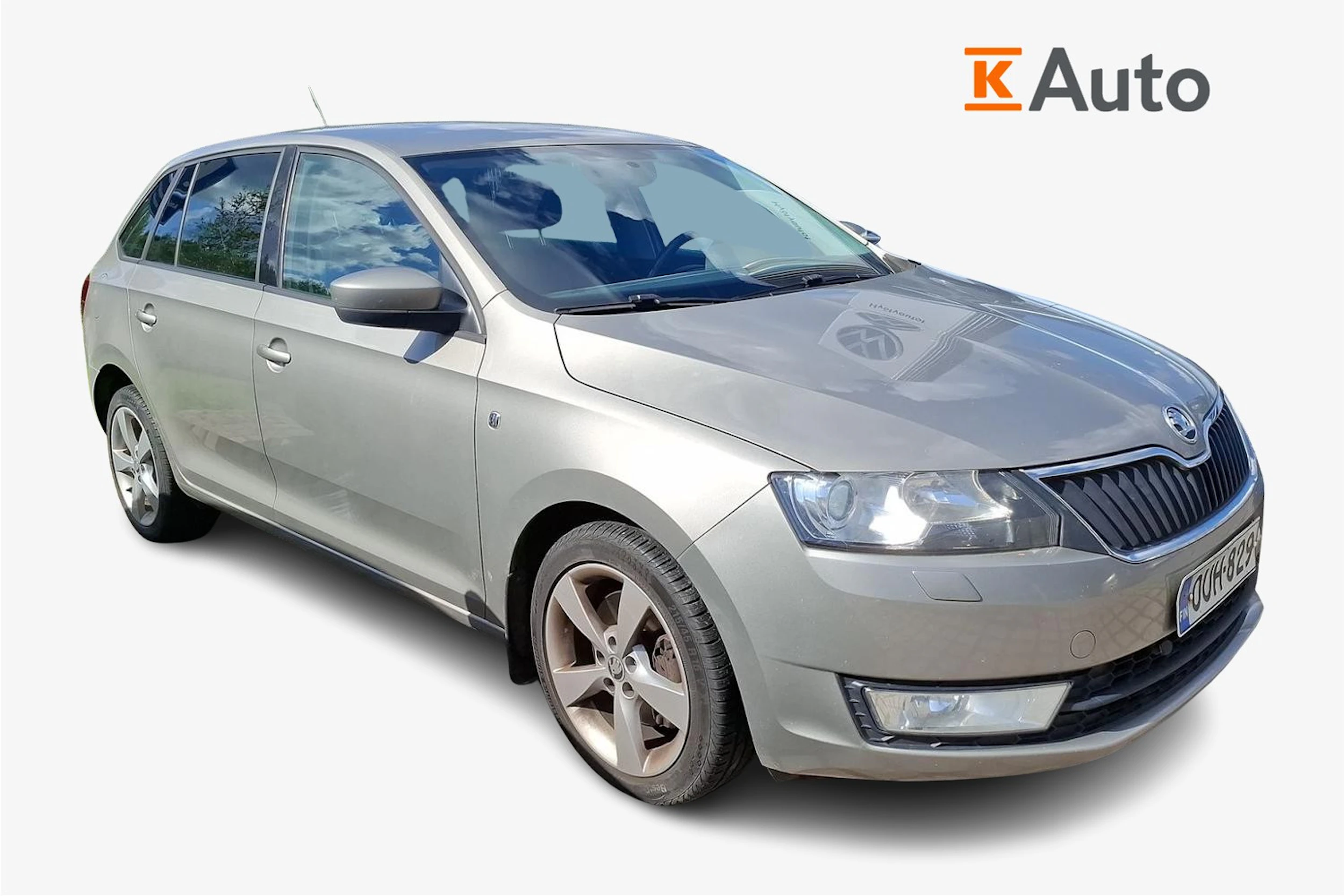 ruskea (beige) Skoda Rapid 2014 kuva 1.