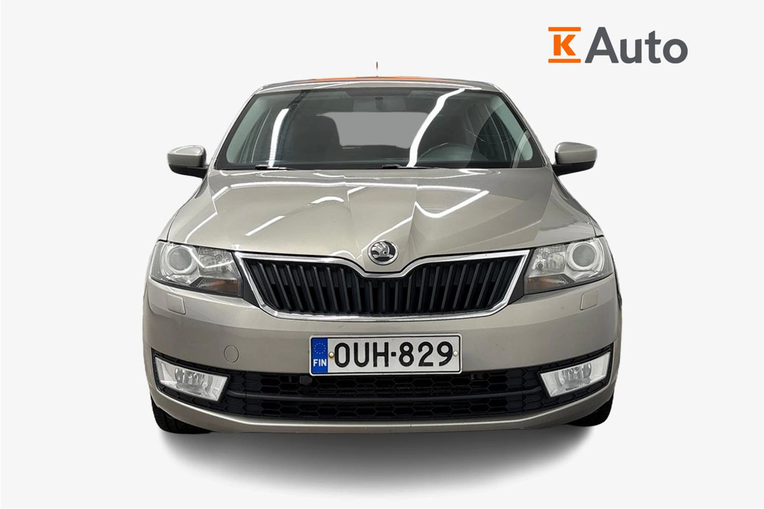 ruskea (beige) Skoda Rapid 2014 kuva 4.