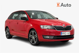 punainen Skoda Rapid 2015 kuva 1.