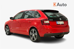 punainen Skoda Rapid 2015 kuva 2.