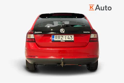 punainen Skoda Rapid 2015 kuva 3.