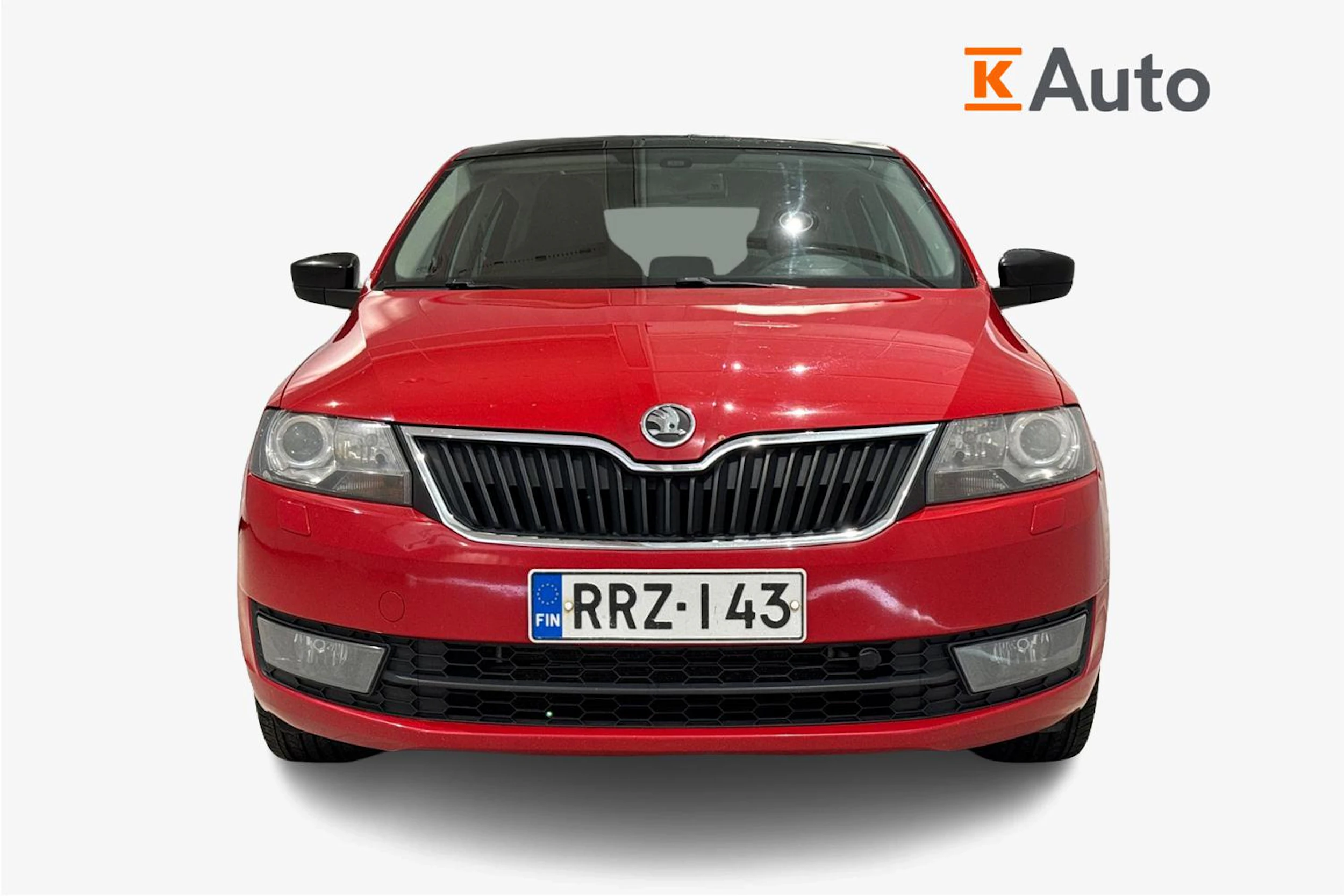 punainen Skoda Rapid 2015 kuva 4.